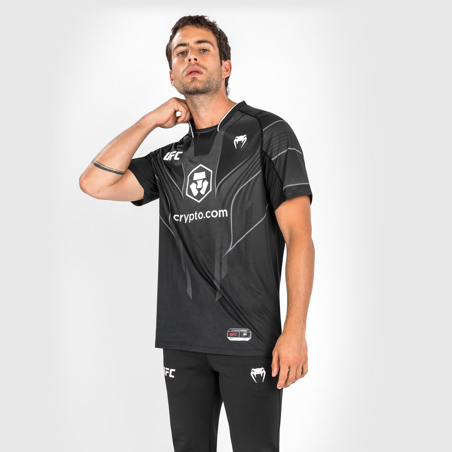 UFC Venum Authentic Fight Night 2.0 Kit by Venum Men's Walkout Jersey - Black