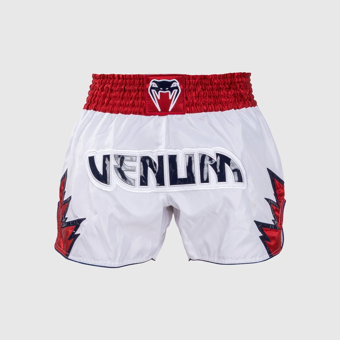 Venum Inferno Muay Thai Shorts - White/Red