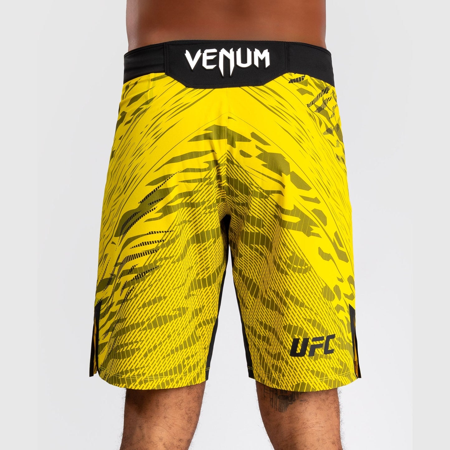 UFC Fusion by Venum Personalized Authentic Fight Night Men's Fight Short - Long Fit - Yellow