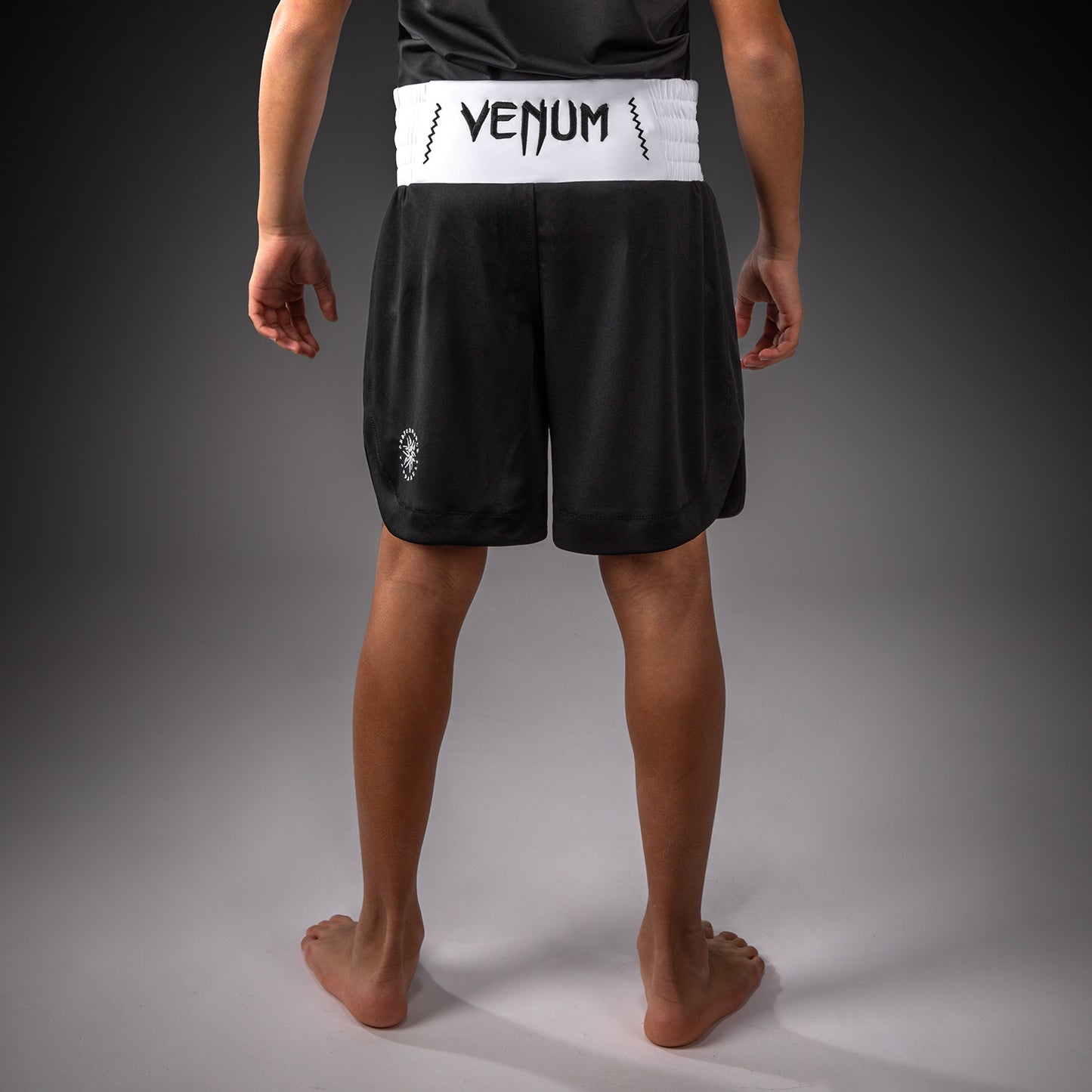 Venum Classic Youth Boxing Shorts - Black/White