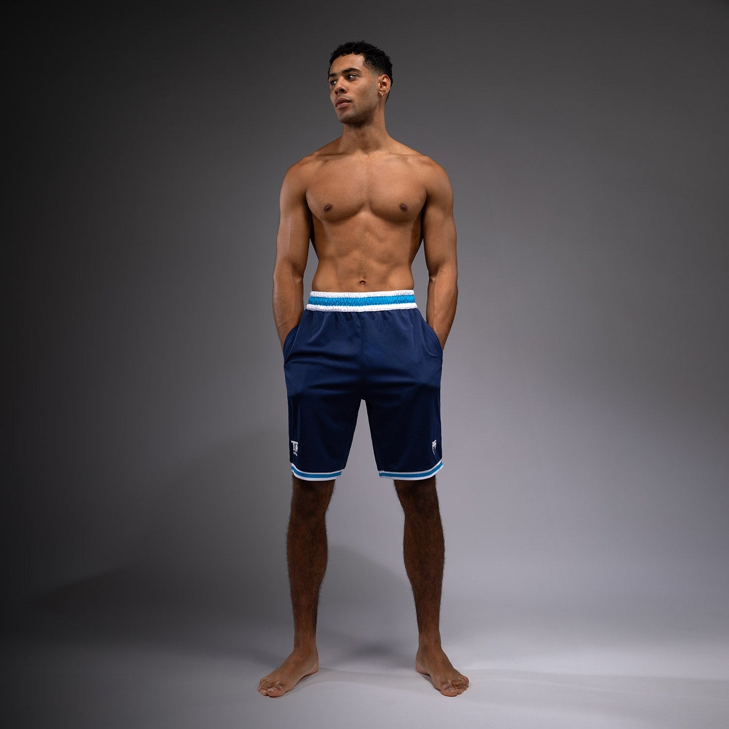 Venum x Top Rank Original Men's Basketball Shorts - Navy Blue