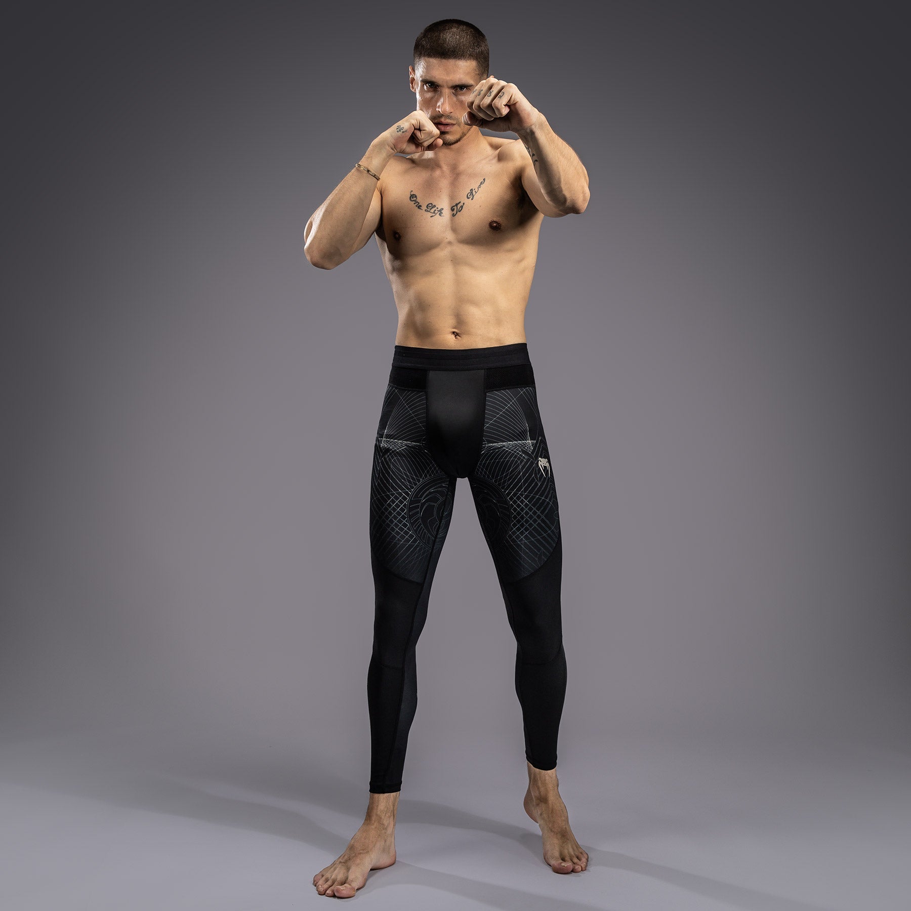 Venum Gorilla Jungle Spats - Black/White - Venum