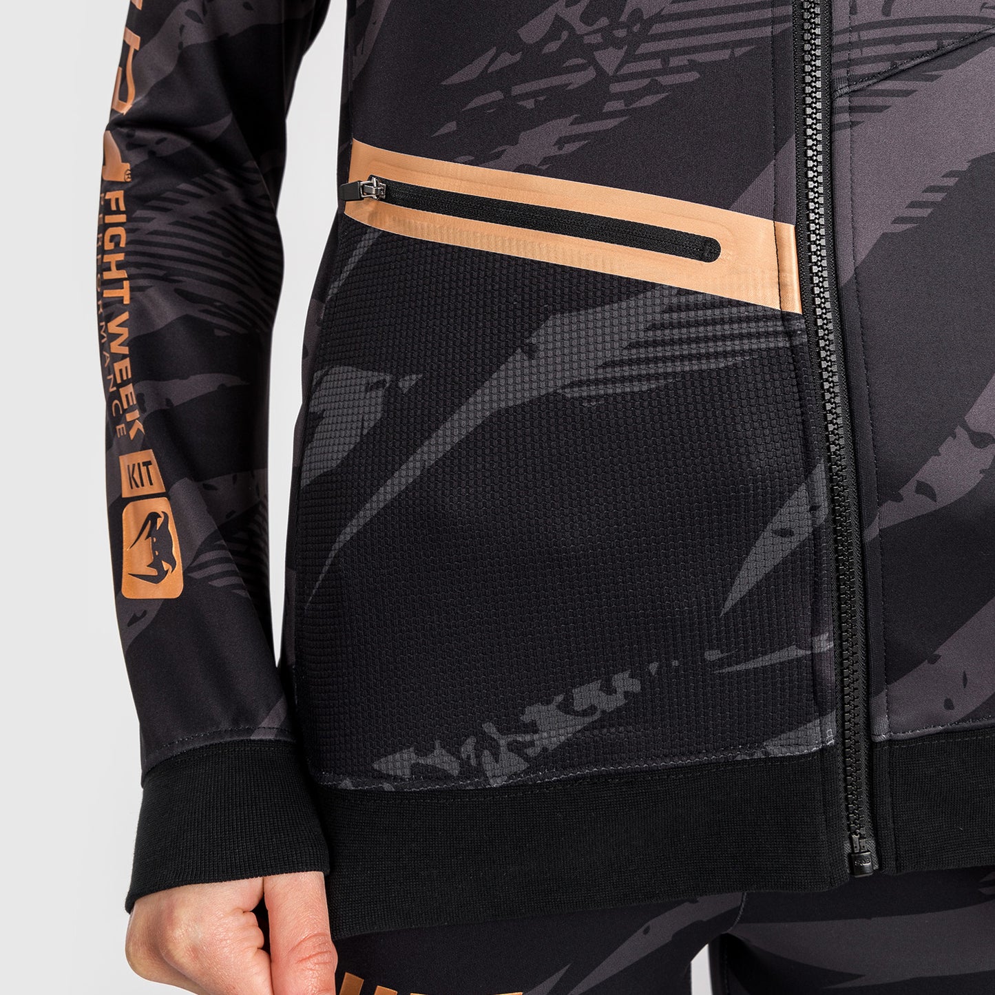 UFC Adrenaline by Venum Fight Week Women’s Zip Hoodie - Urban Camo
