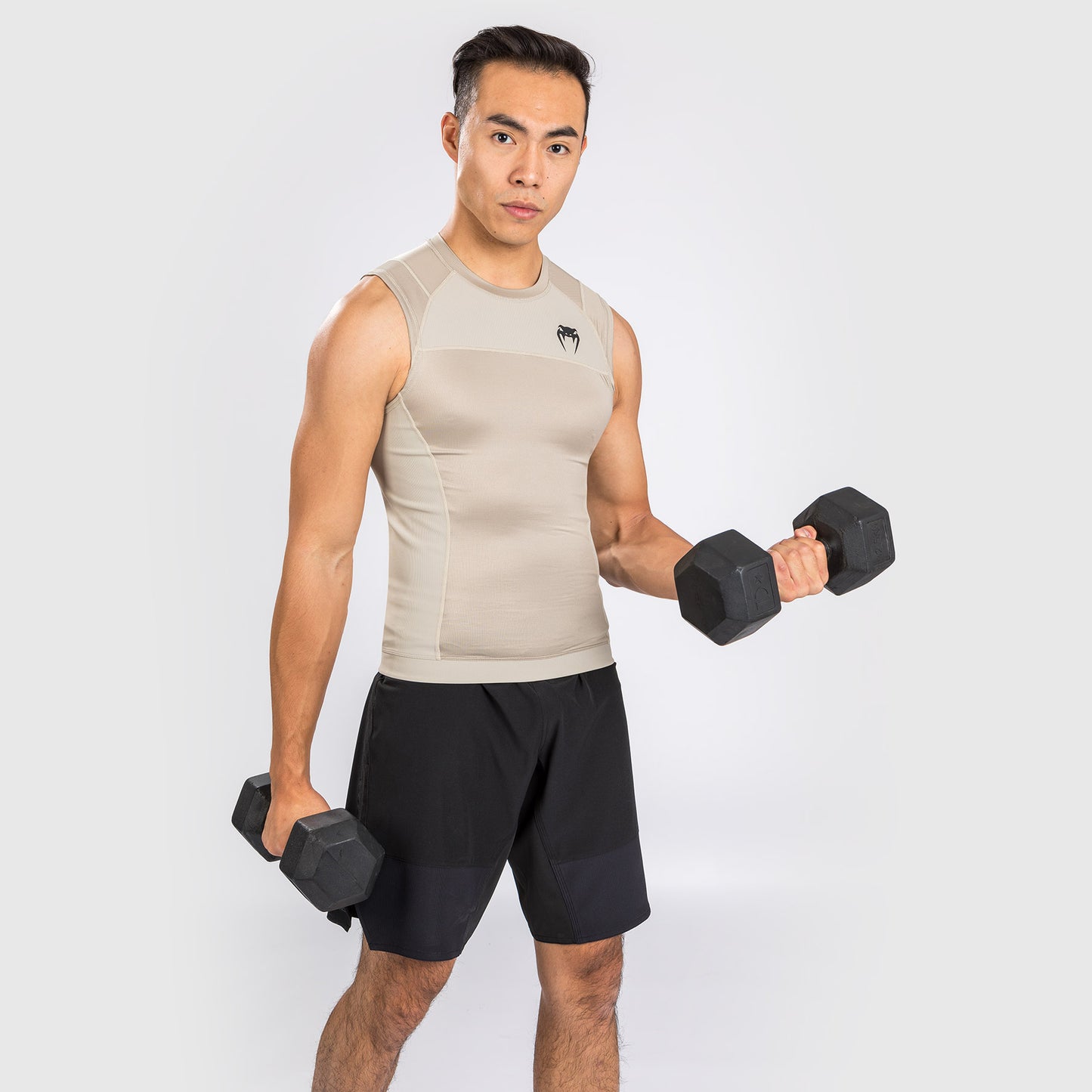 Venum G-Fit Air Rashguard Sleeveless - Sand