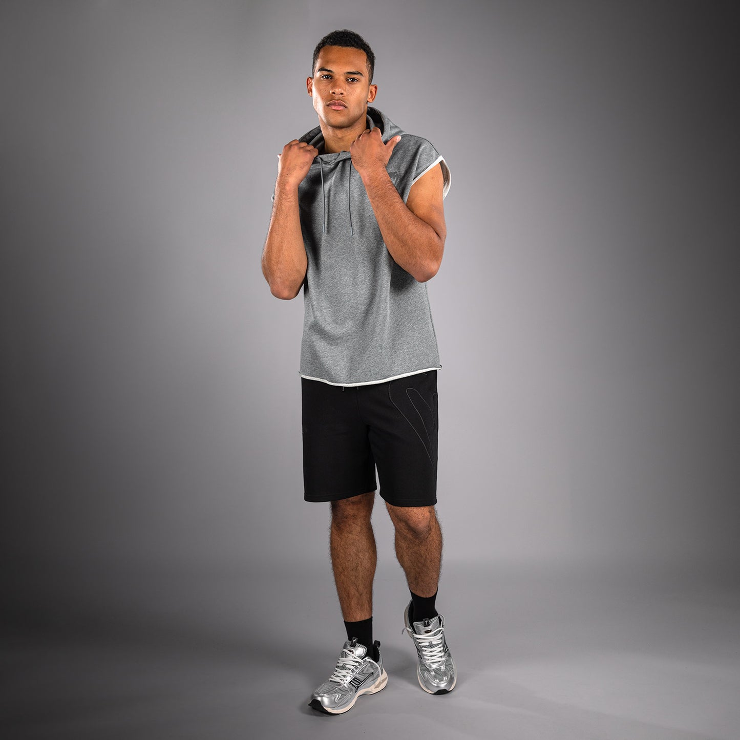Venum Divide Sleeveless Hoodie - Heather Grey