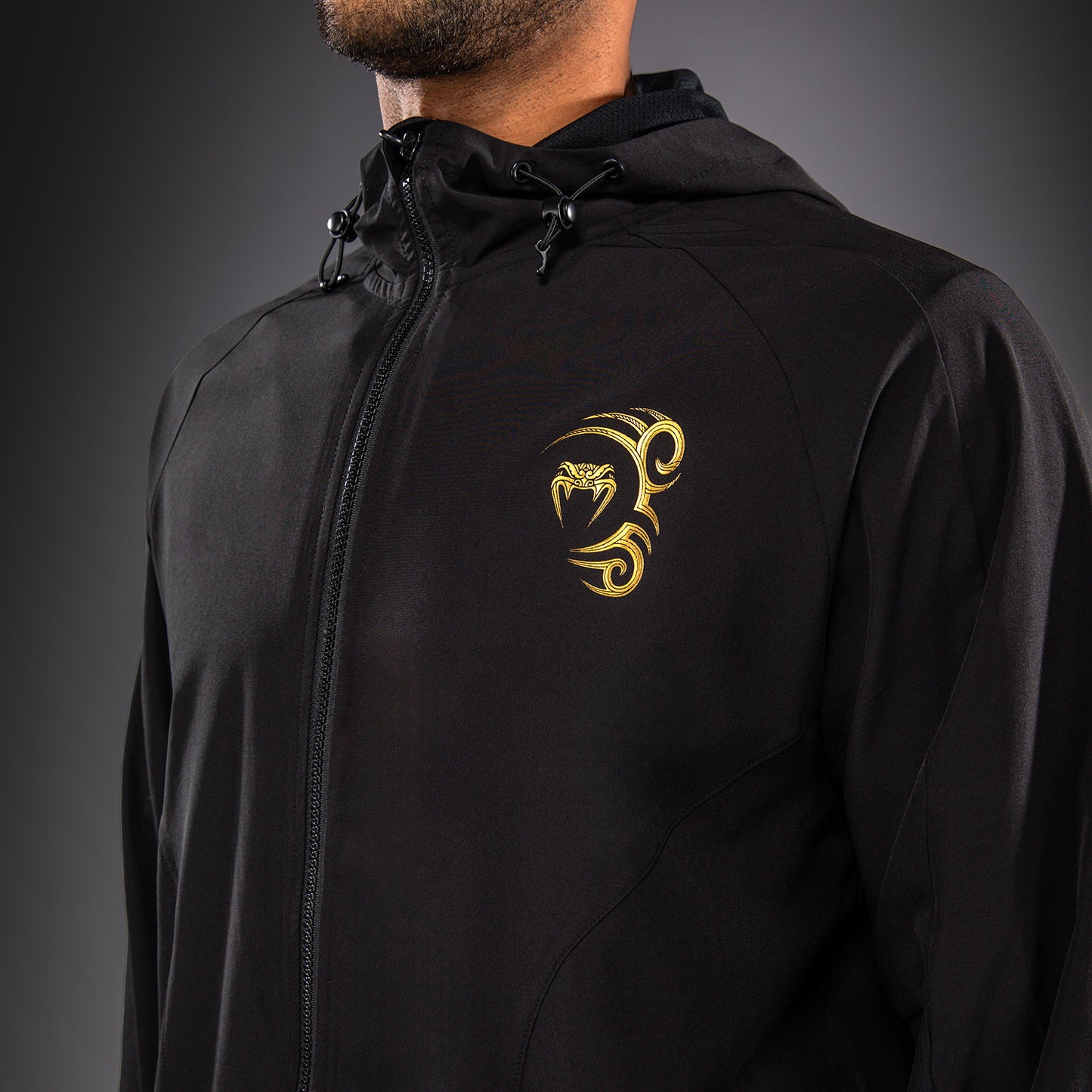 Venum x Mike Tyson Tiger Track Jacket - Black/Gold  product-type_Jackets Venum