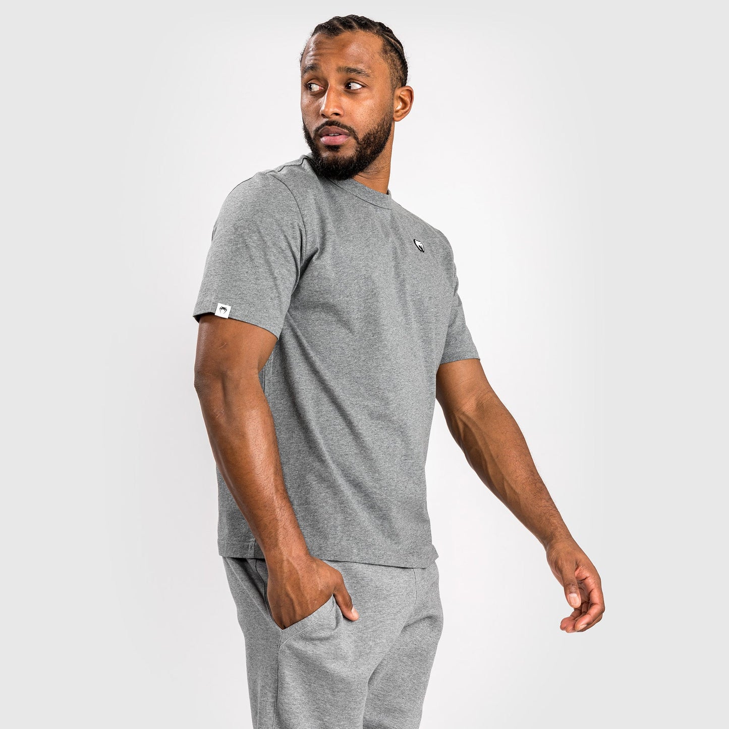 Venum Silent Power Lite T-Shirt - Light Heather Grey