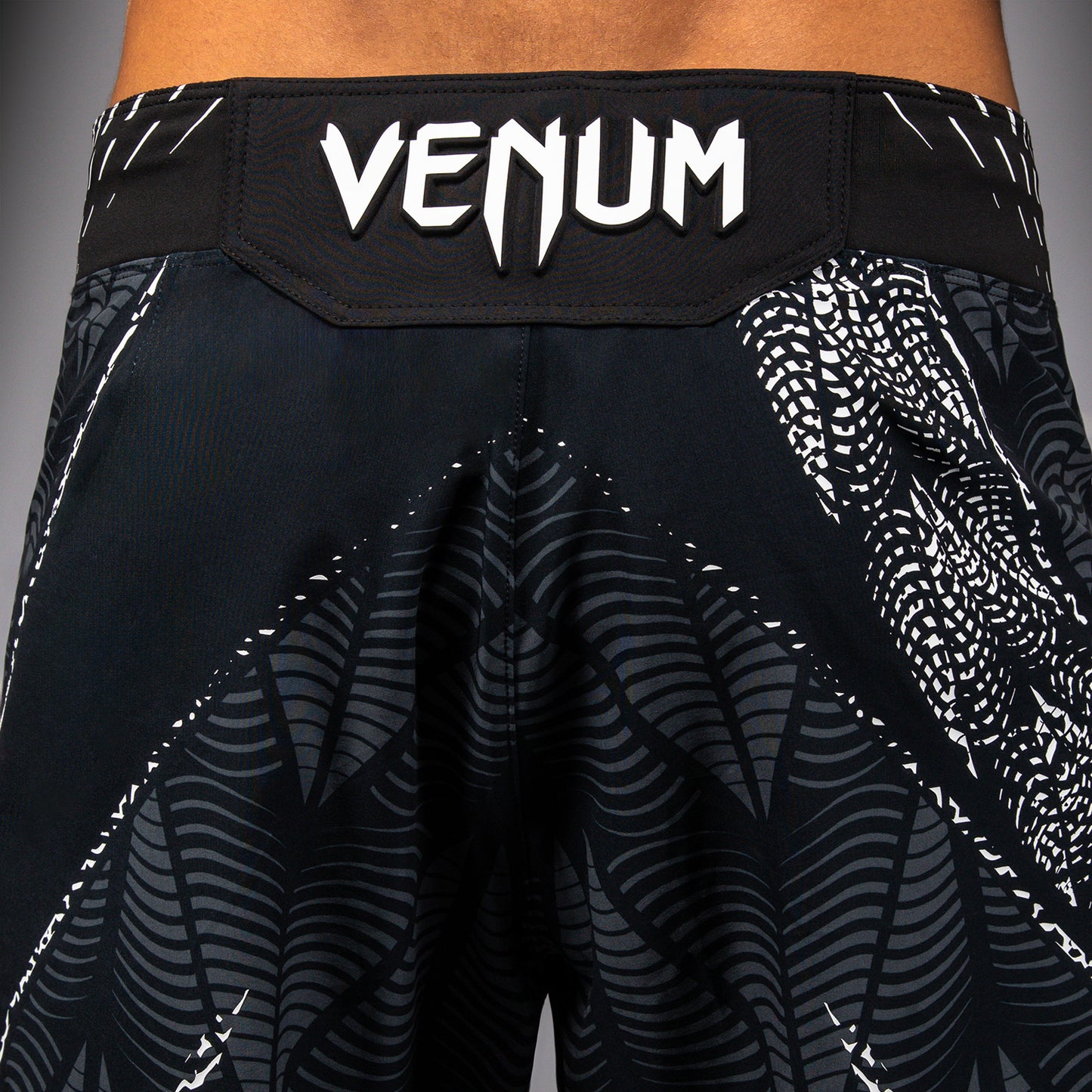 Men's UFC Zenith by Venum Black Authentic Fight Night Long Fit Fight Short