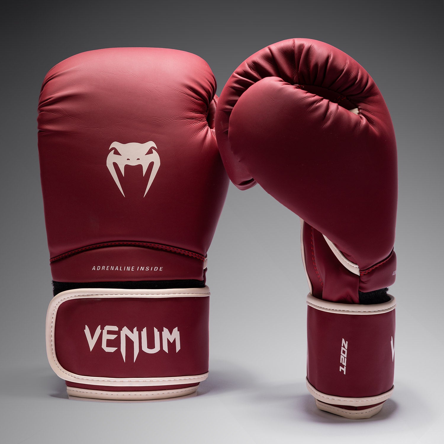 Venum Contender 1.5 Boxing Gloves - Burgundy/ Sand - Venum