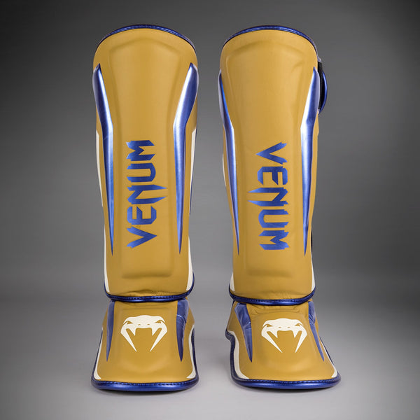 Venum Elite Shin Guards - Camel - Special Edition - Venum