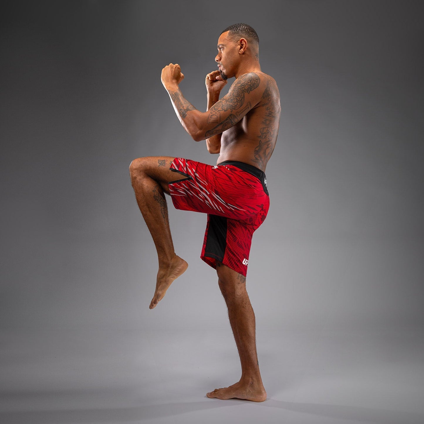 UFC Fusion by Venum Authentic Fight Night Men’s Fight Short - Long Fit - Red