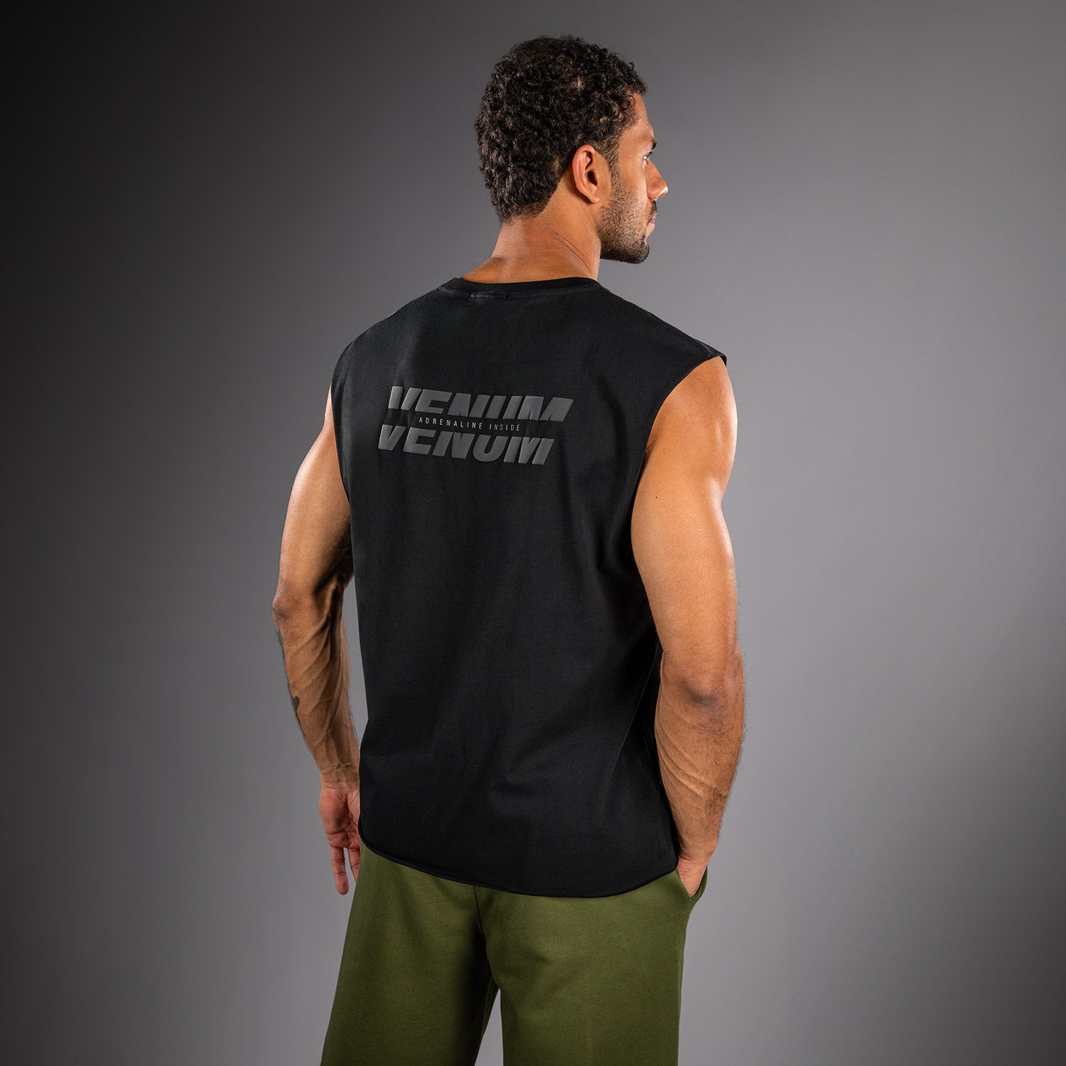 Venum Divide Sleeveless T-Shirt - Black  product-type_T-Shirts Venum