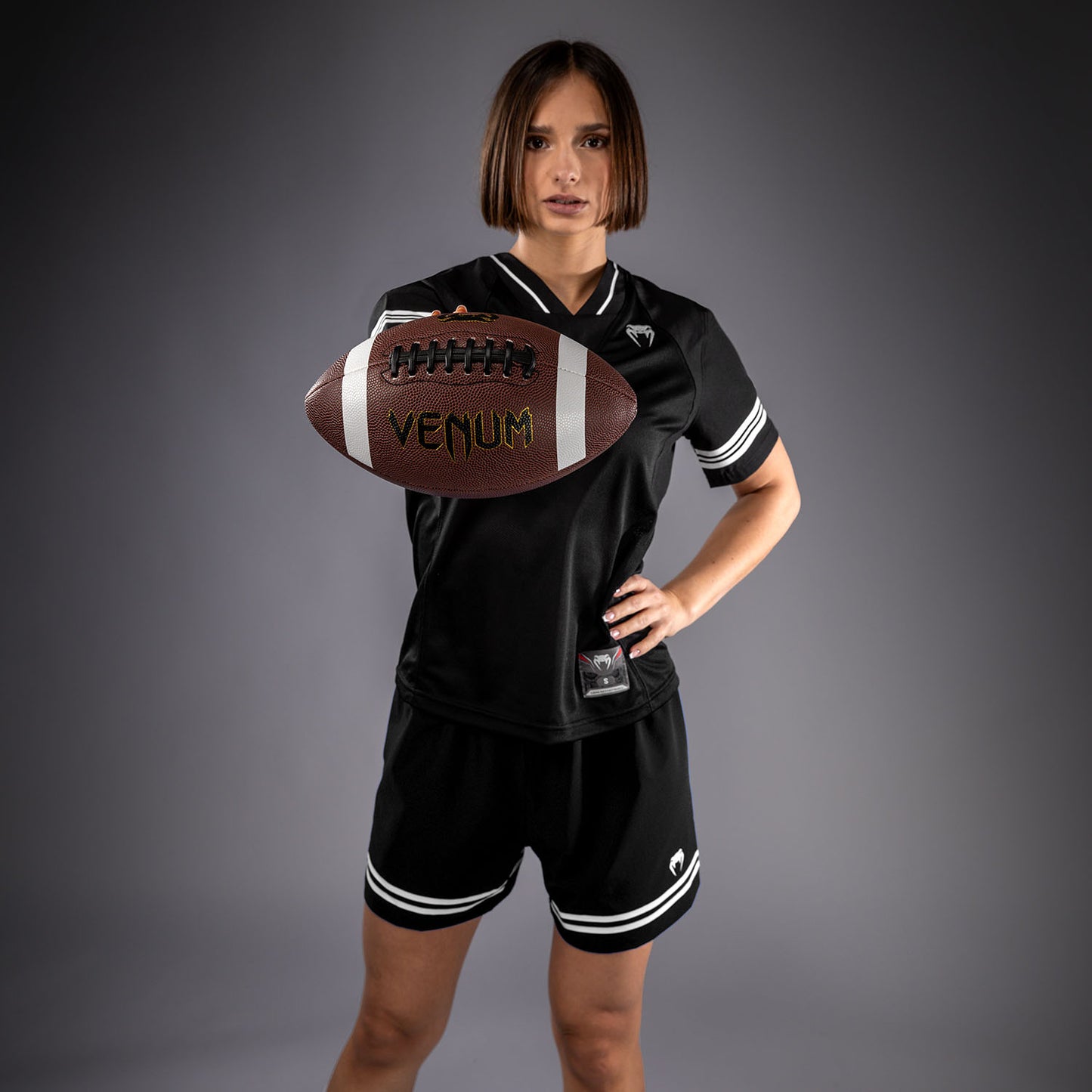 Venum Women's Elite Flag Football Jersey - Black  product-type_Dry Tech T-Shirts Venum
