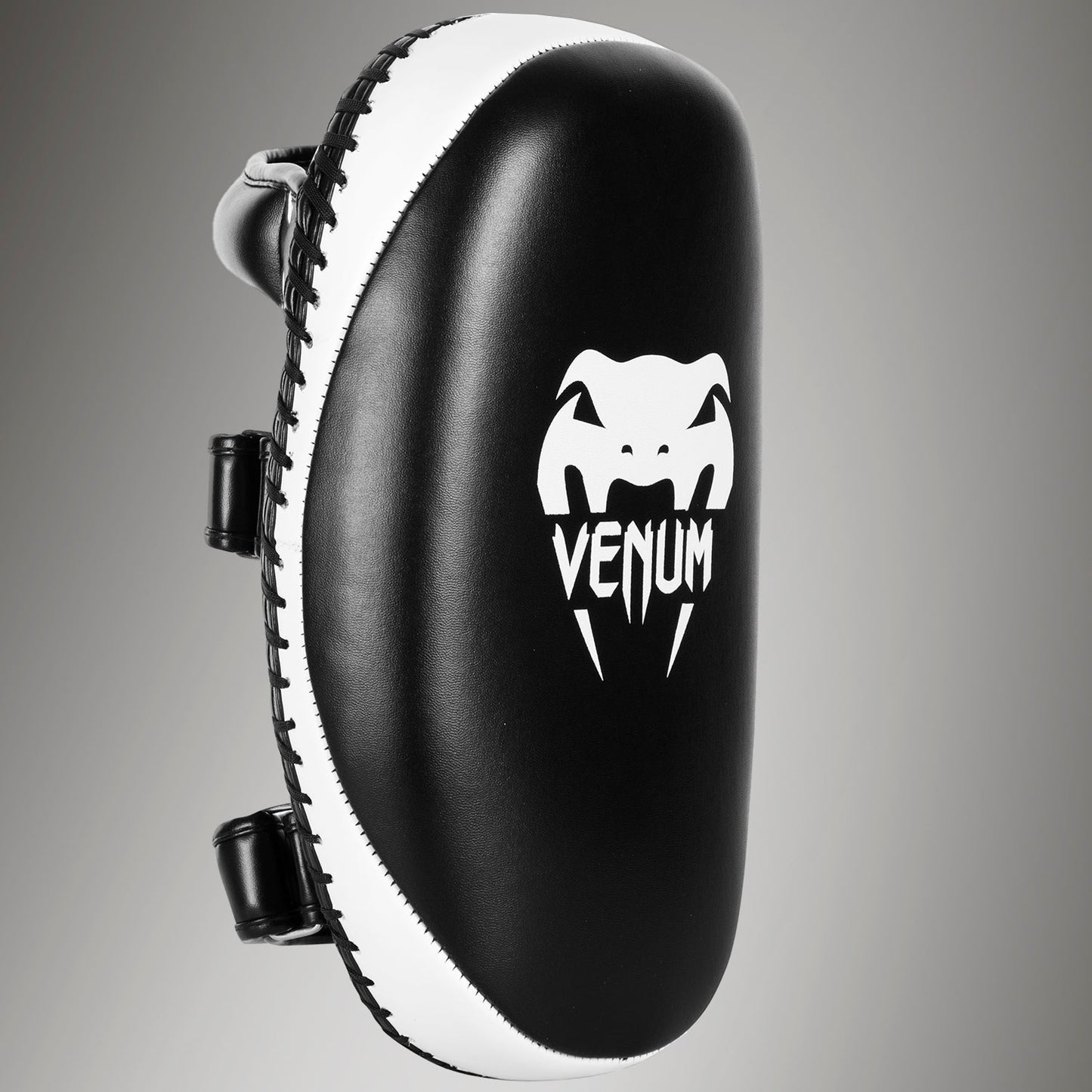 Venum Light Kick Pads - Skintex Leather - Black/Ice (Pair)