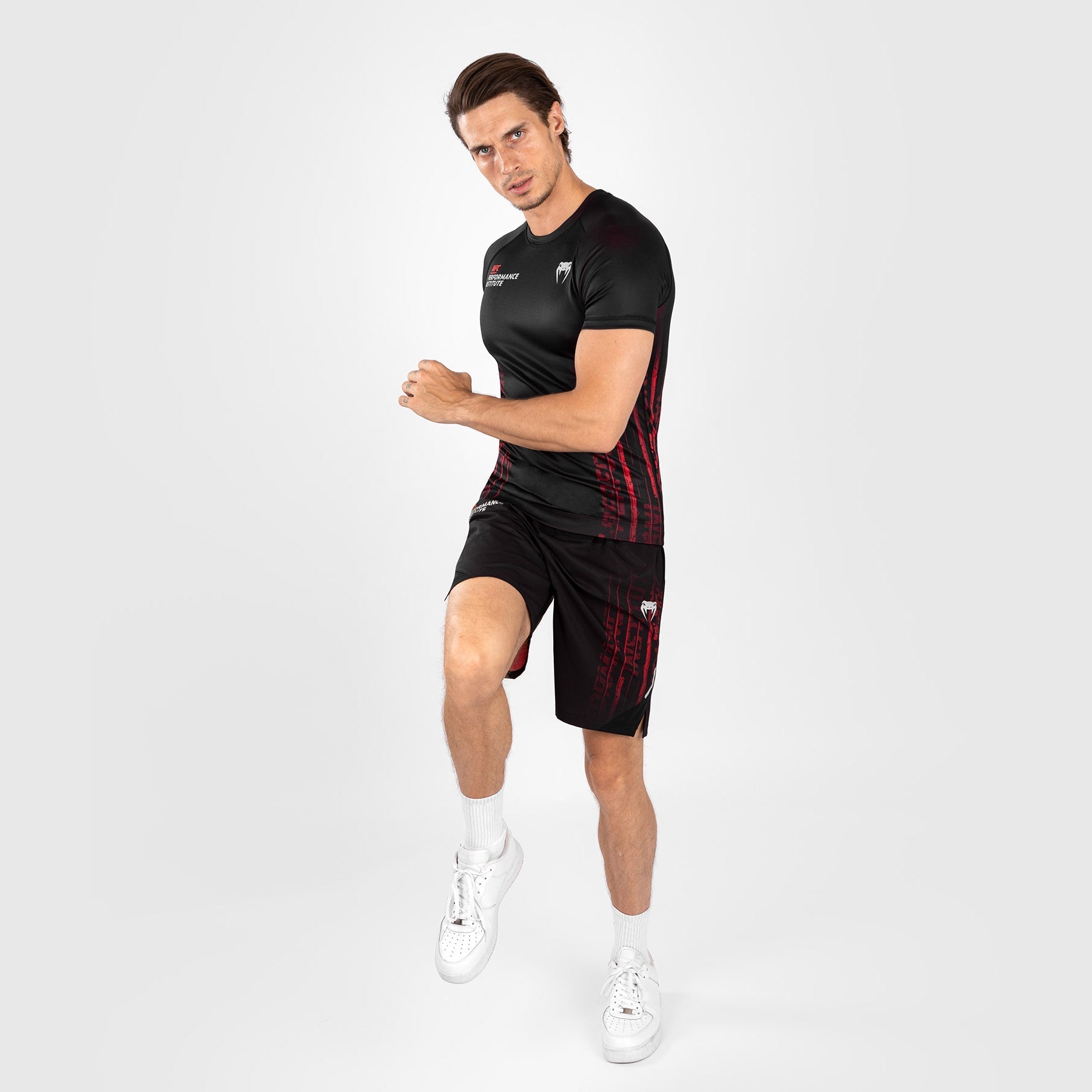 UFC ボクシングウェア レッド UFC Venum Performance Institute 2.0 Men's Zip Hoodie - Black