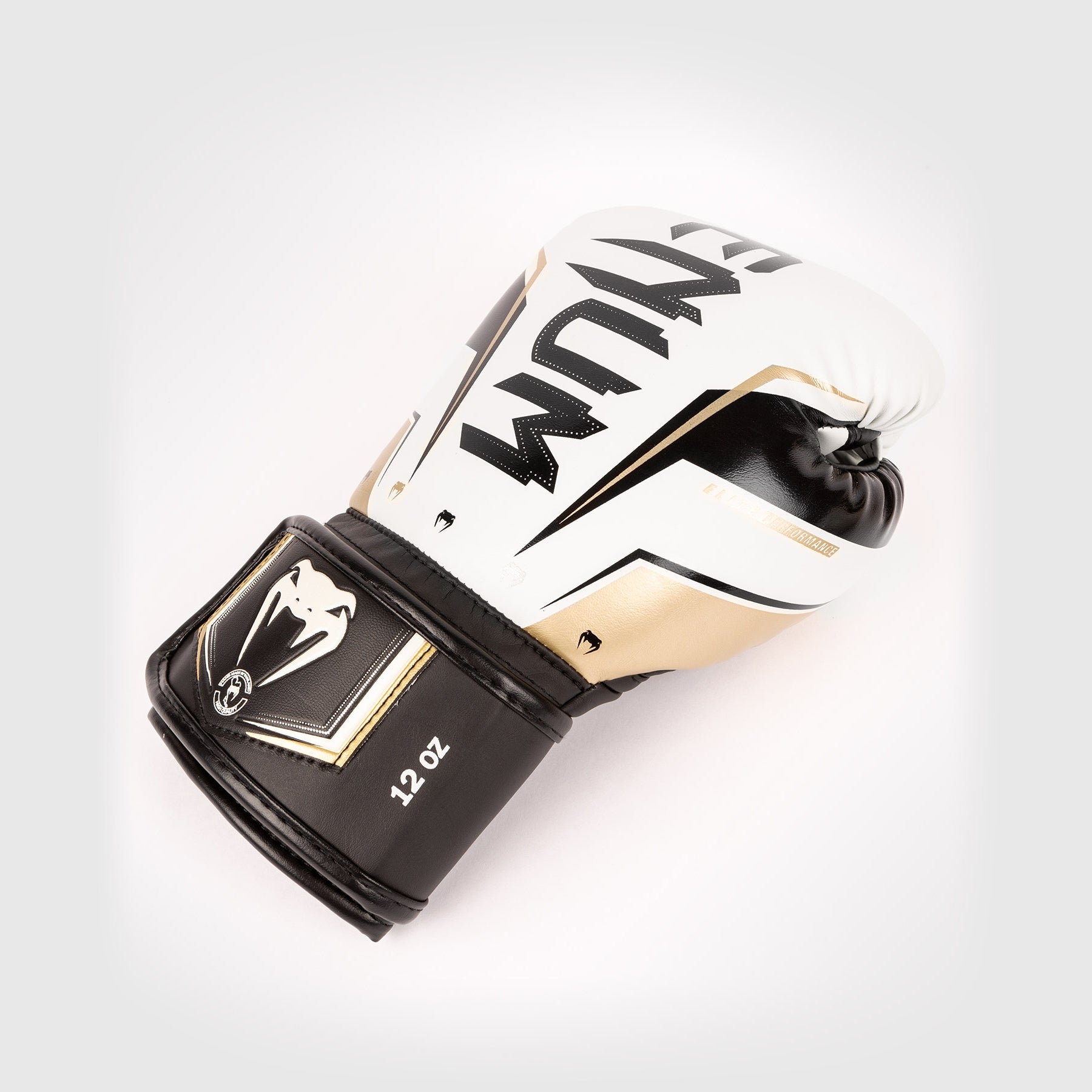 Venum Elite Evo Boxing Gloves - White/Gold - Venum