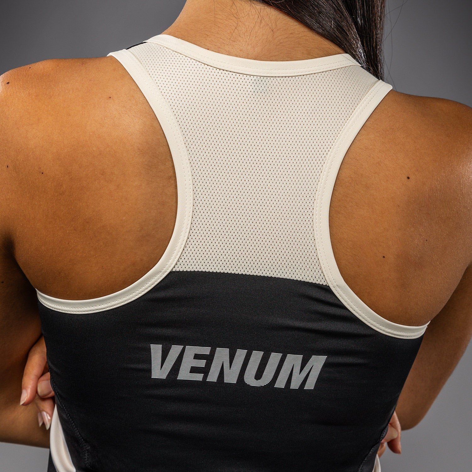 Venum Adrenaline Women's Dry Tech Tank Top - Black/ Ivory  product-type_Tank tops Venum
