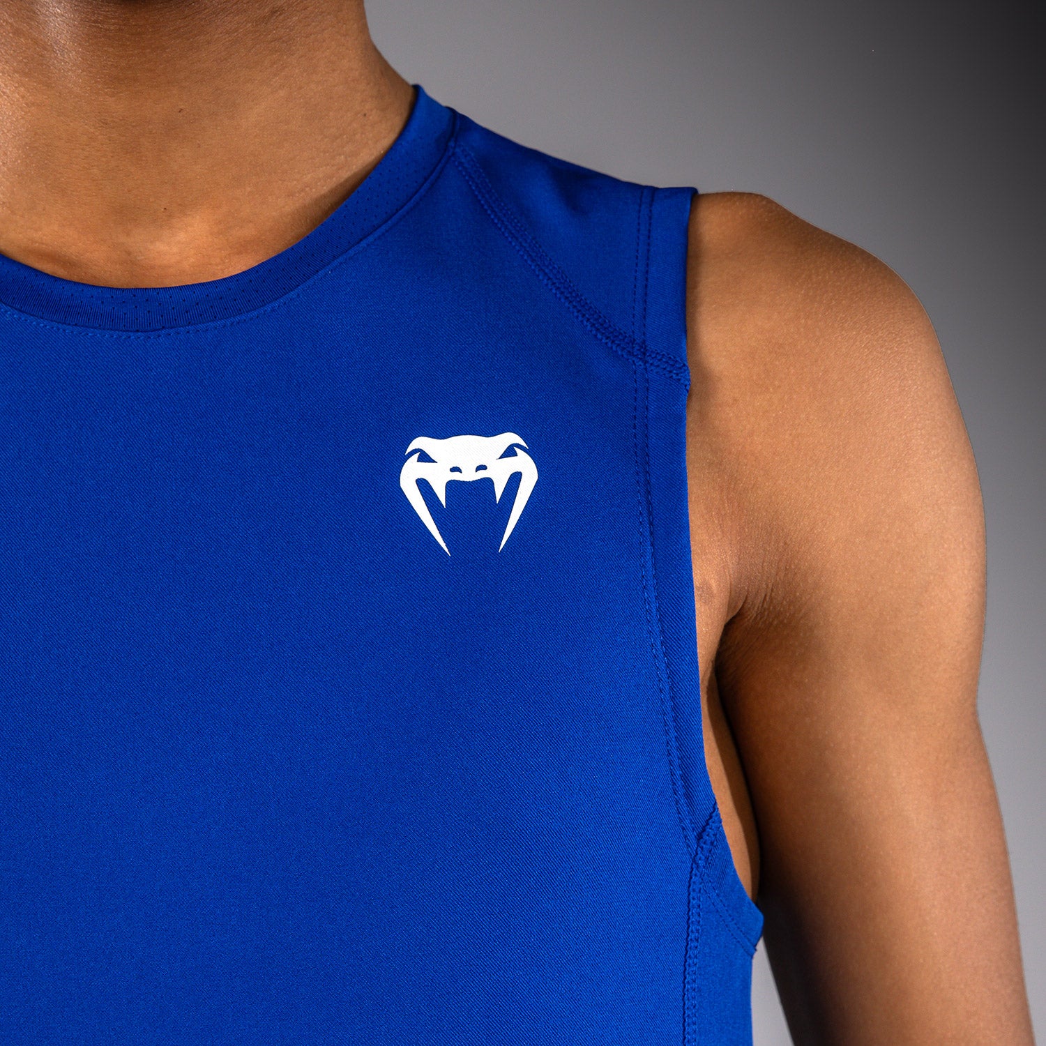 Venum Elite Kids Football Sleeveless Compression Jersey - Royal Blue  product-type_Dry Tech T-Shirts Venum