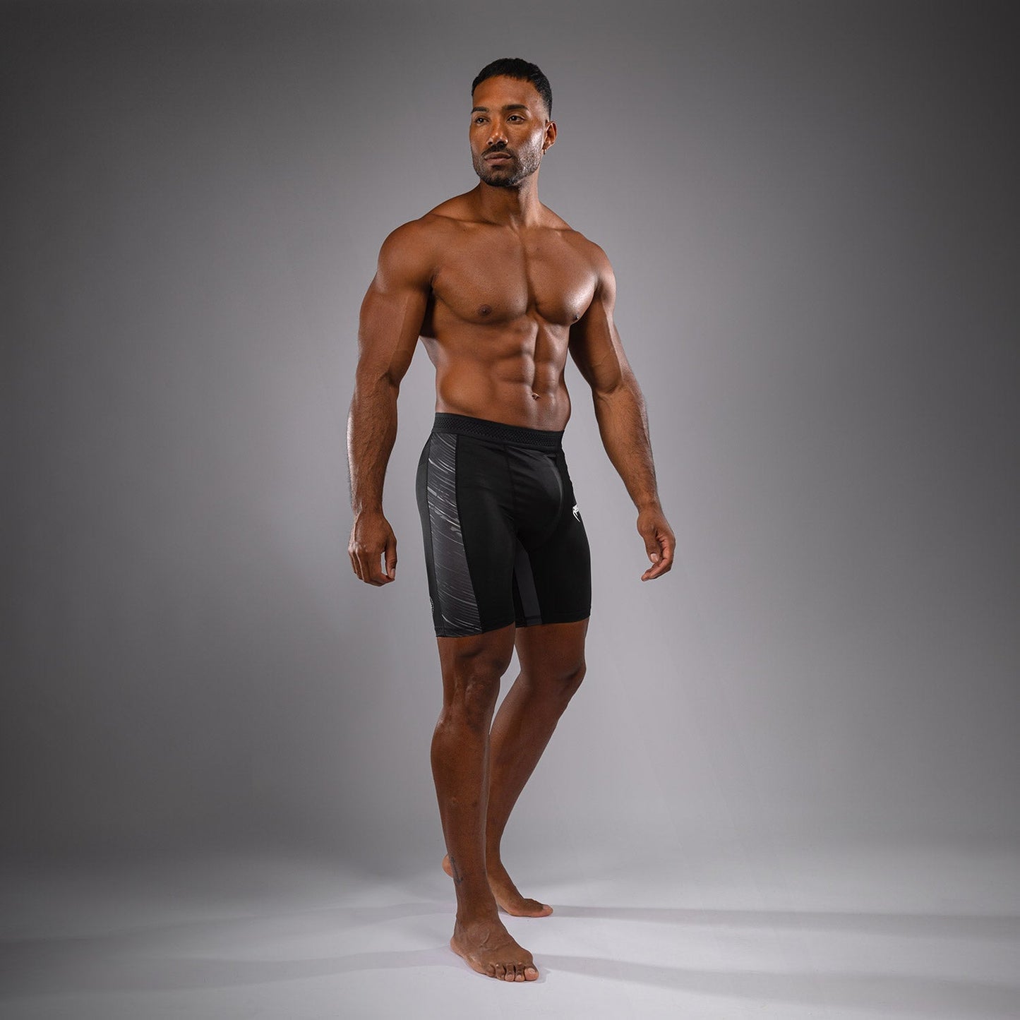 Venum Rapid Vale Tudo Shorts - Black/Storm Grey