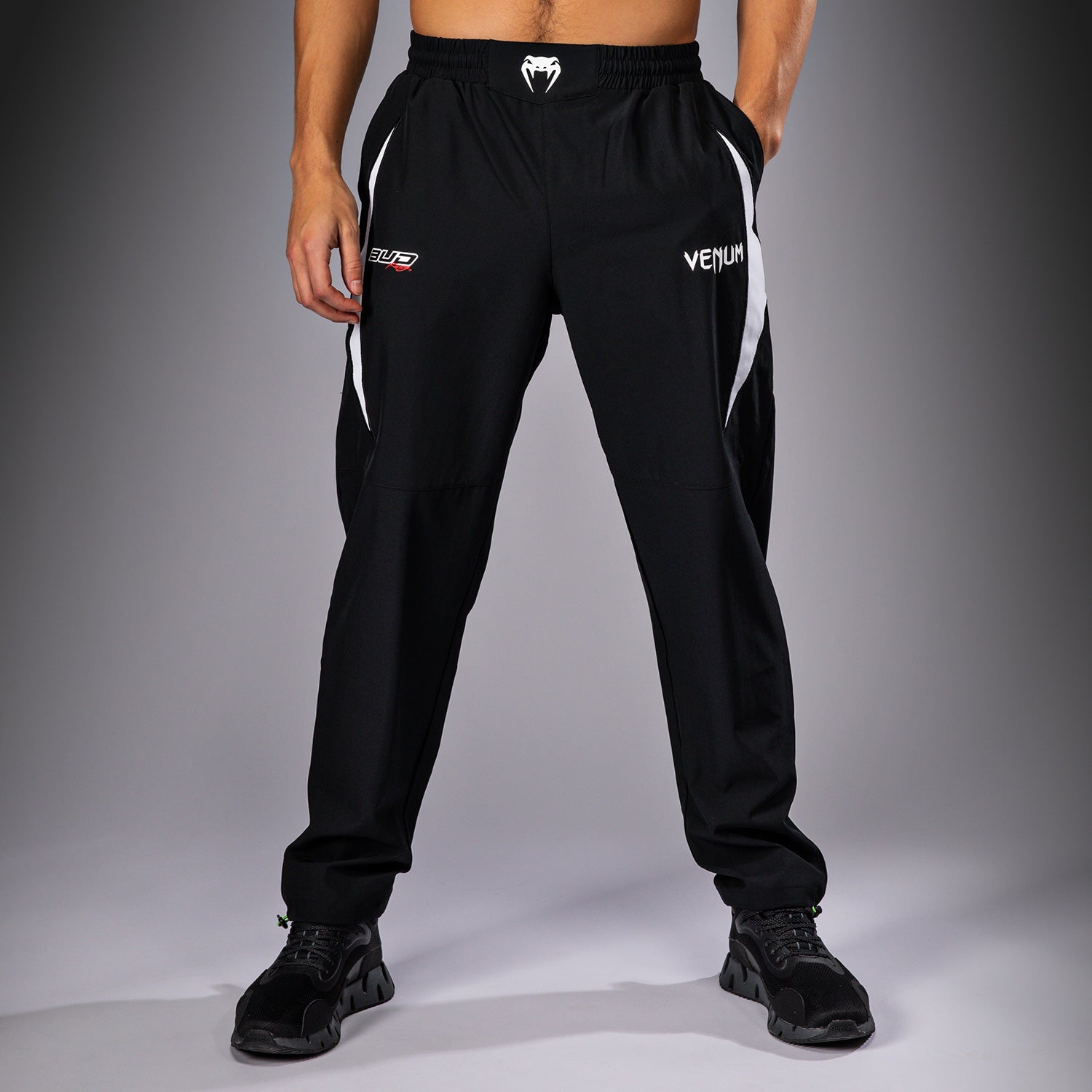 Venum x Bud Racing Men's Joggers - Black/White/Lime Green - Venum