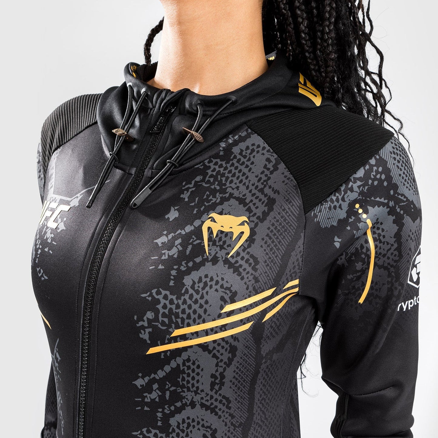 UFC Adrenaline by Venum Authentic Fight Night  Women’s Walkout Hoodie - Champion