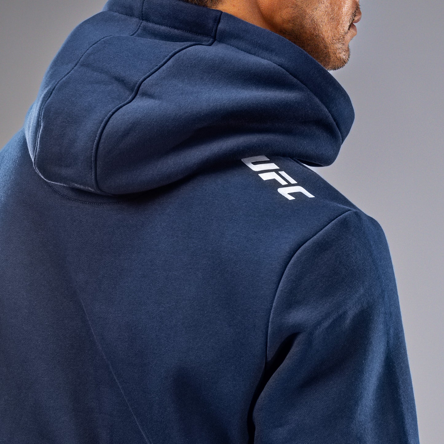 UFC Fusion by Venum Fight Week Men’s Pullover Hoodie - Solid Oceanic Blue