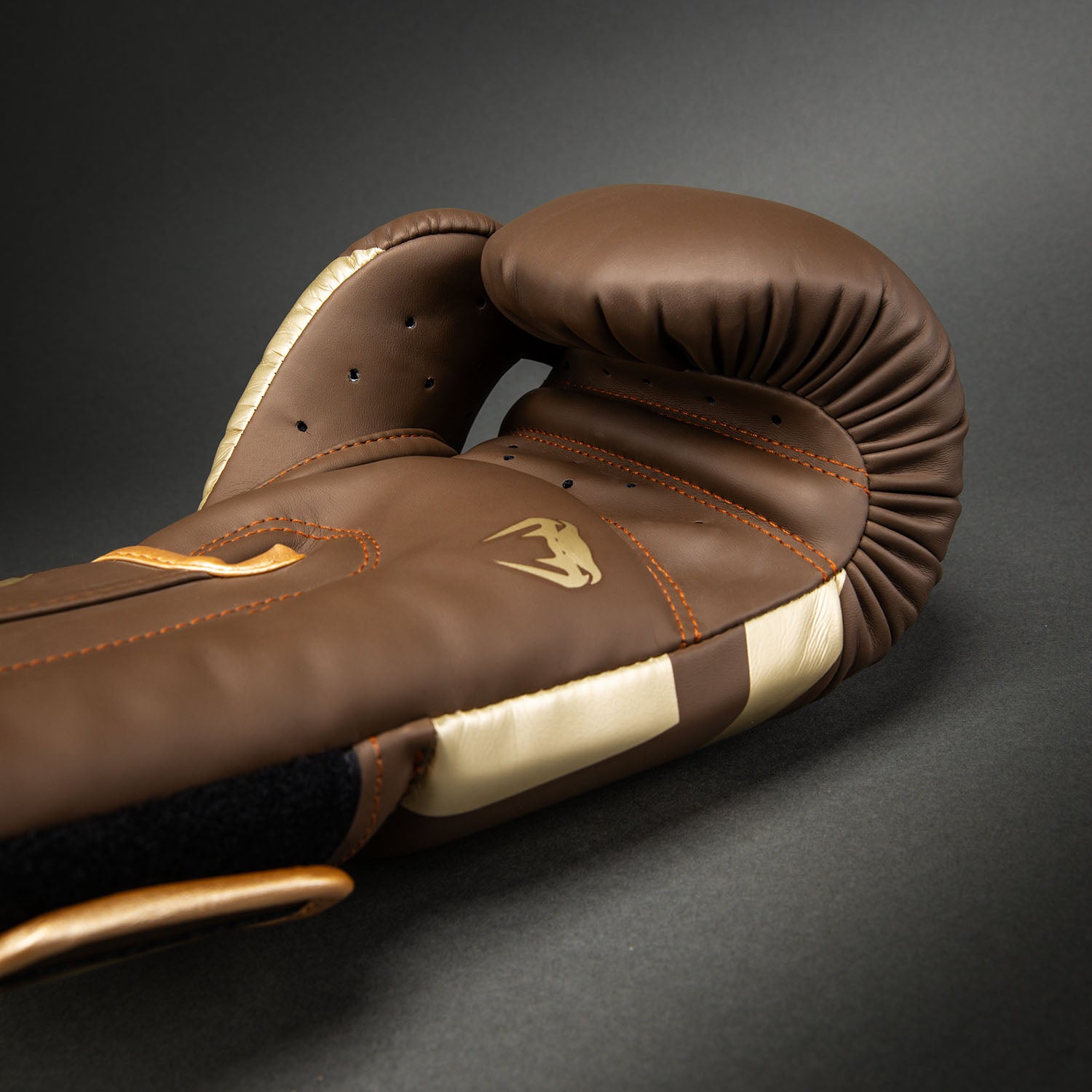 Venum Elite Boxing Gloves - Dark Brown - Venum