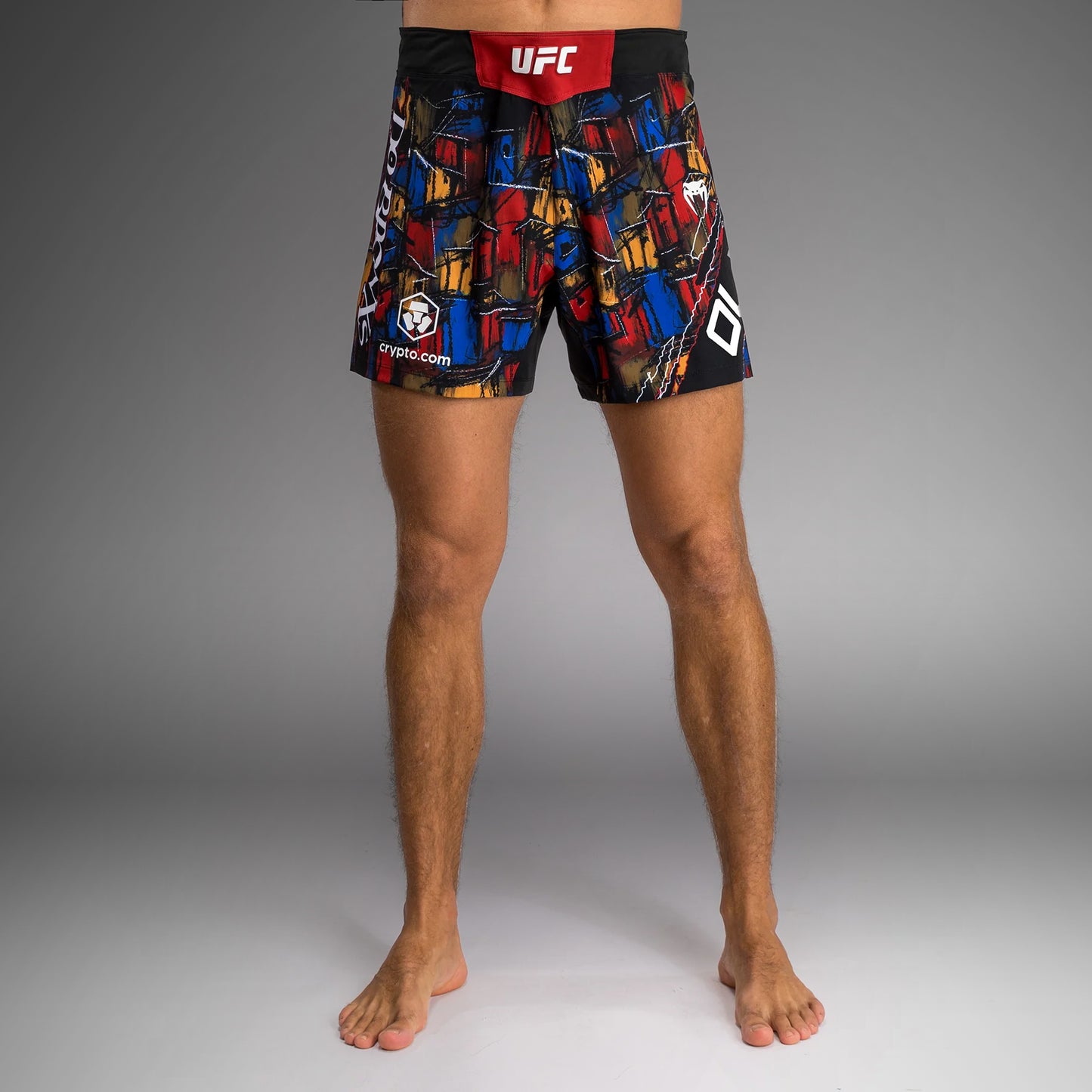 Men's UFC Unrivaled by Venum Red Charles Oliveira Fight Short