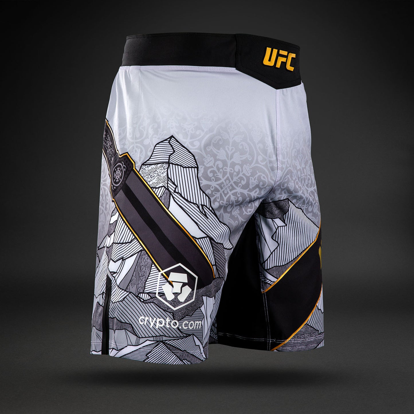 Men's UFC Unrivaled by Venum White Islam Makhachev Long Fit Fight Short