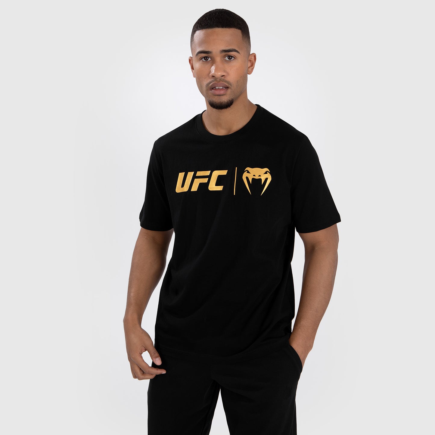 UFC Venum Classic  T-Shirt - Black/Gold
