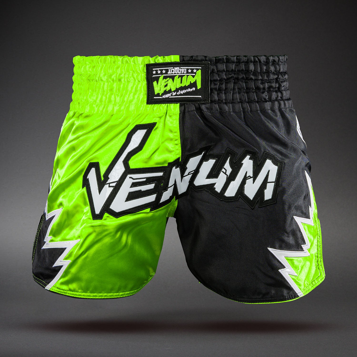 Venum Inferno 2.0 Muay Thai Shorts - Green/Black  product-type_Muay Thai Shorts Venum