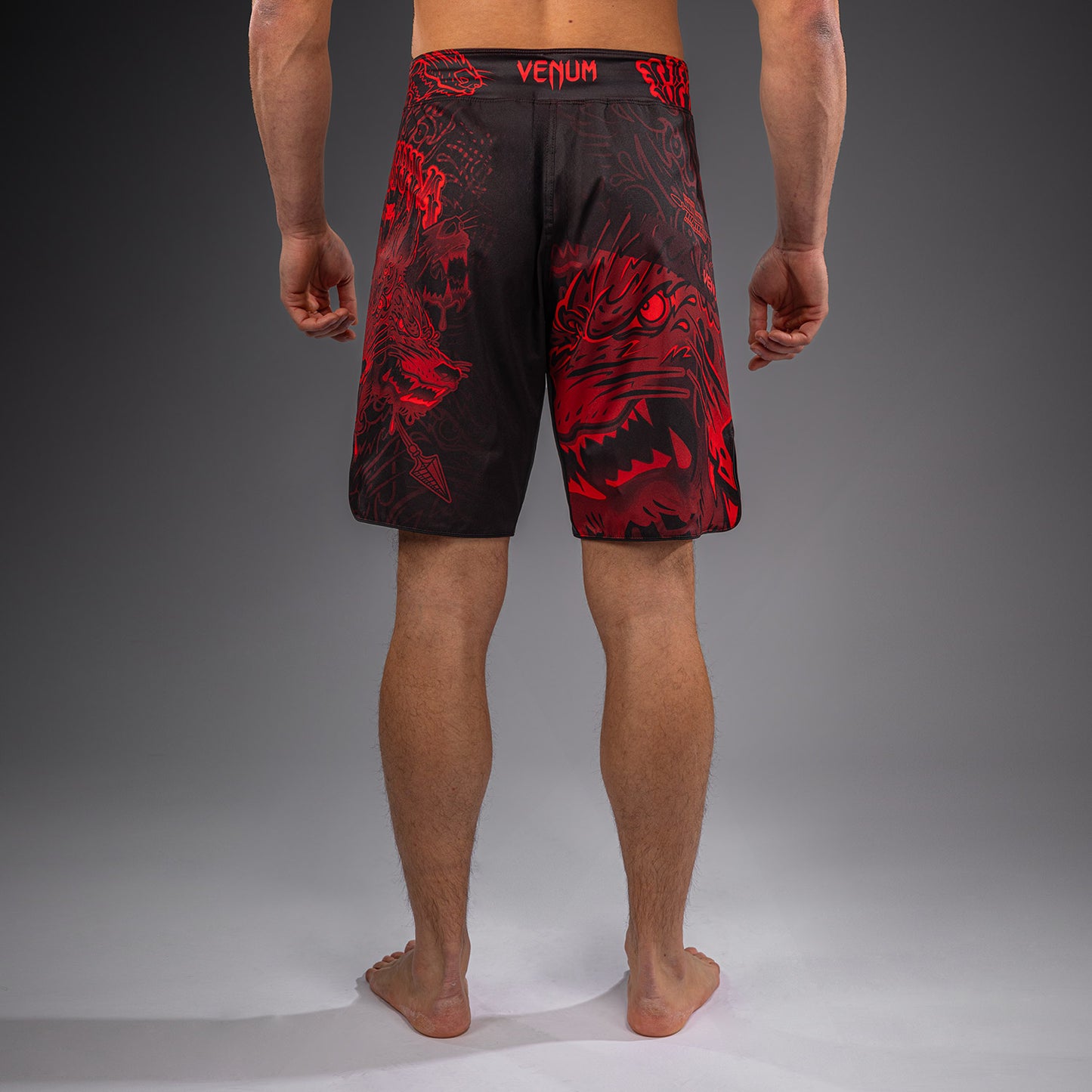 Venum Wolf Atak Fightshorts - Black/Red