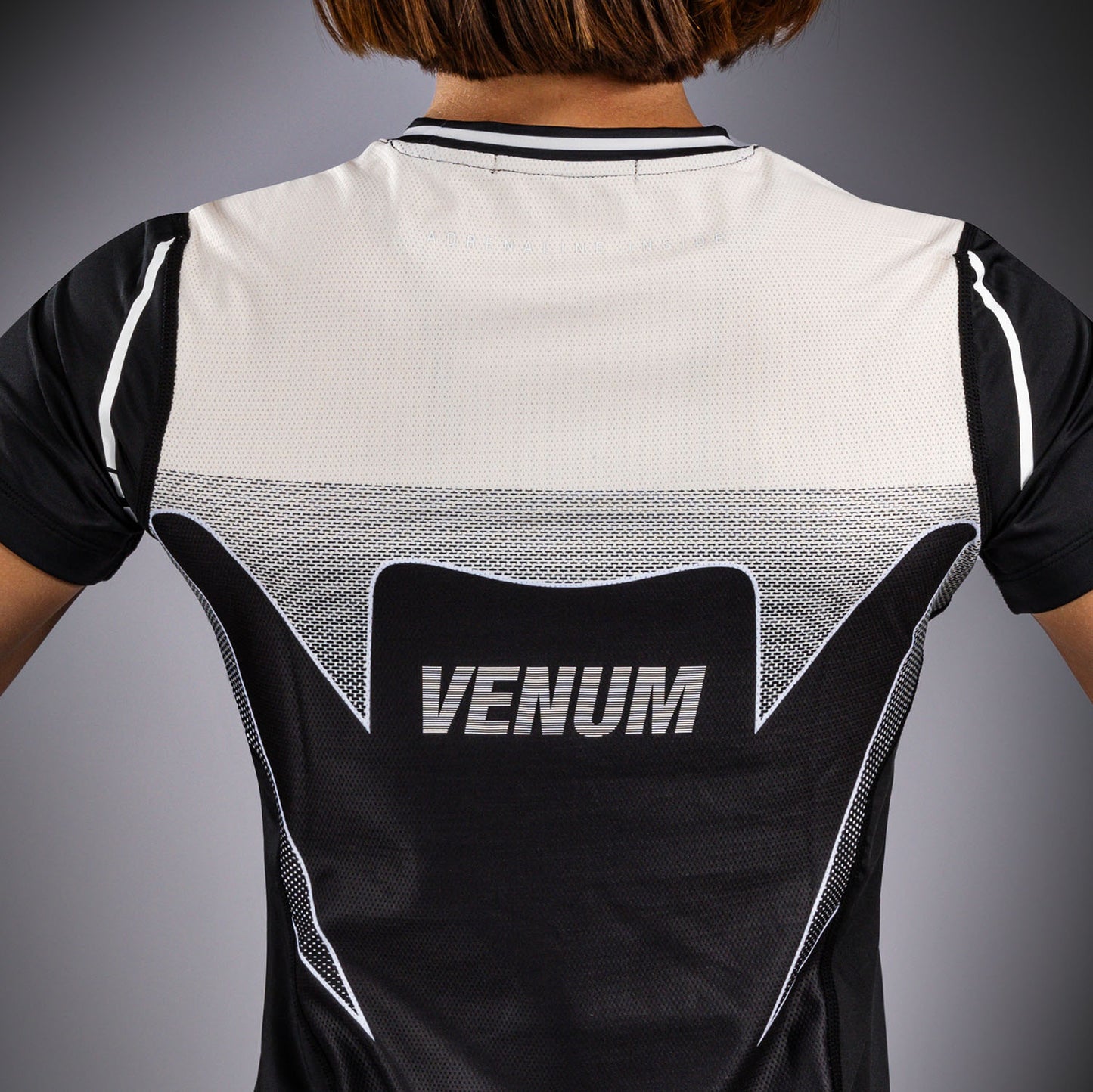 Venum Adrenaline Women's Dry-Tech T-Shirt - Black/ Ivory  product-type_Dry Tech T-Shirts Venum