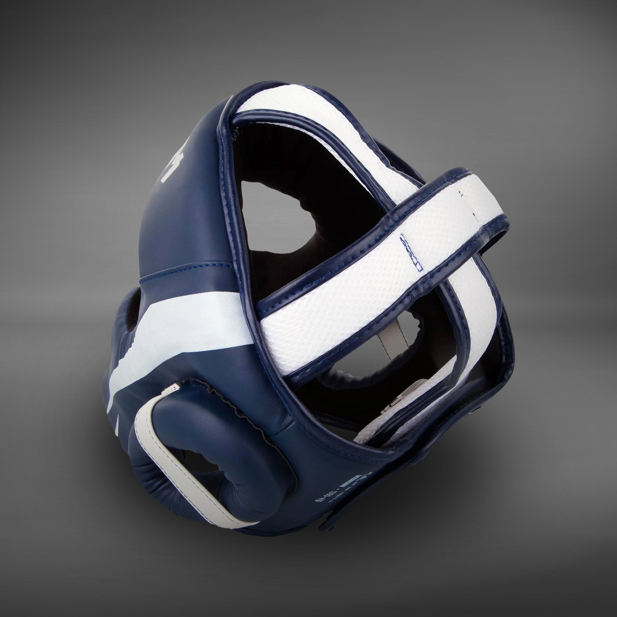 Venum Elite Headgear - White/Navy Blue - Venum