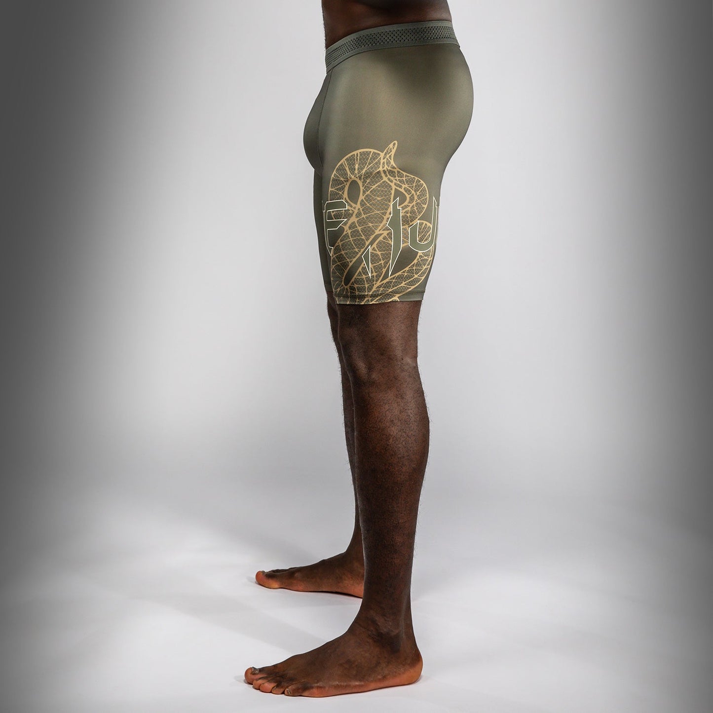 Venum Serpenti Vale Tudo Shorts - Khaki/Bronze/Ivory