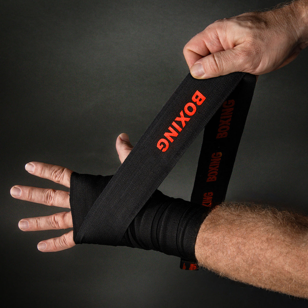 Venum Kontact Evo Boxing Hand Wraps - Black/Red  product-type_Handwraps Venum