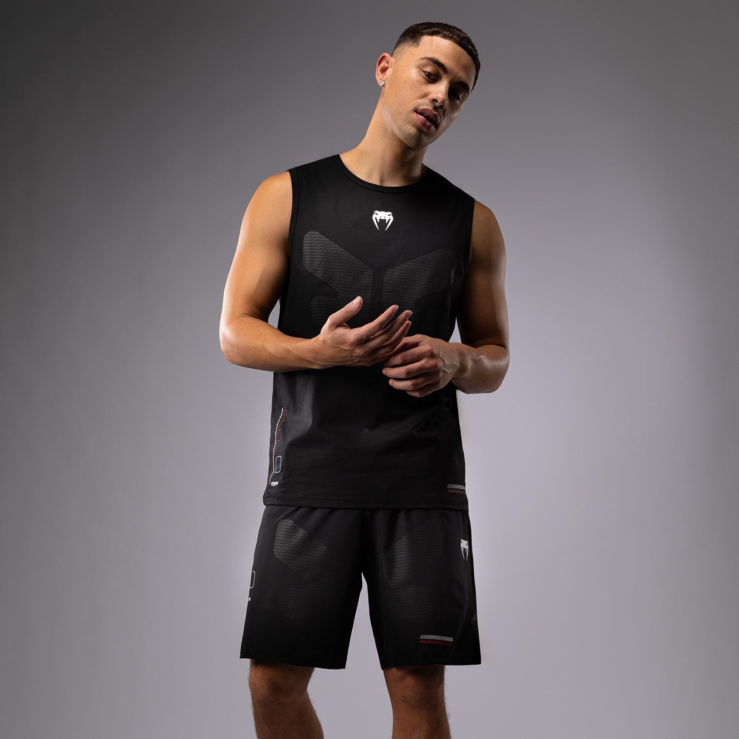 Venum Tactical XT Tank Top - Black/Fire Red - Venum