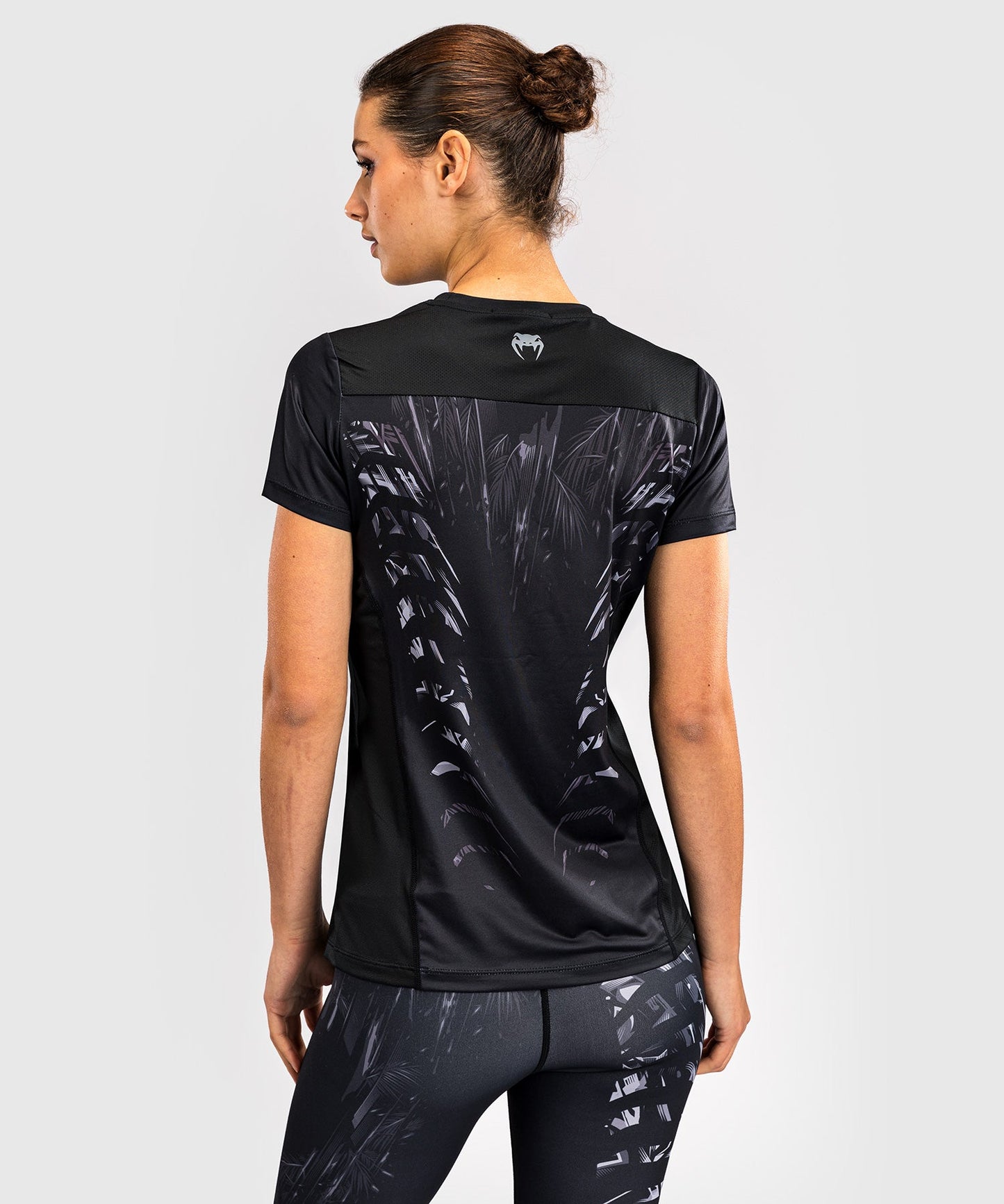 Venum Tiger Women's Dry Tech T-Shirt - Black/Silver