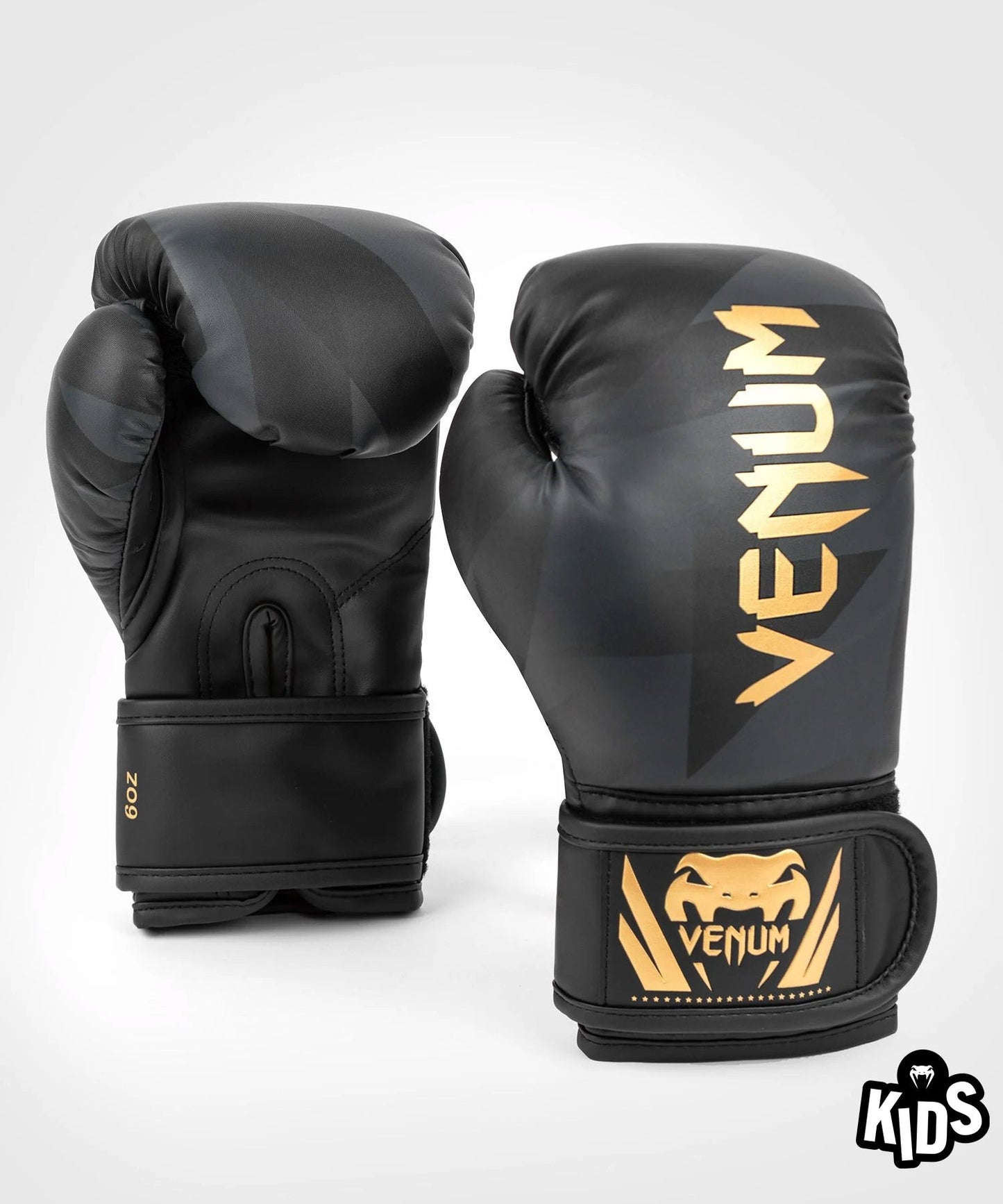 Venum Razor Boxing Gloves - For Kids - Black/Gold - Venum