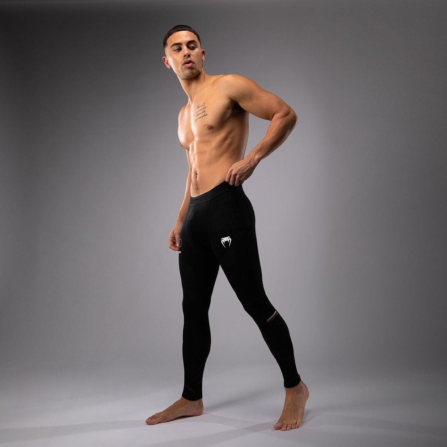 Venum Tactical XT Spats - Black/Fire Red