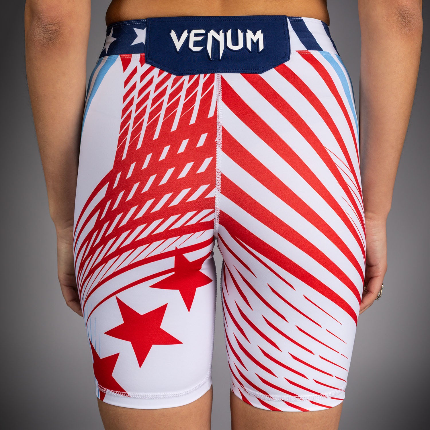 Women's UFC Freedom 250 by Venum White Personalized Authentic Long Fit Vale Tudo Short  product-type_Compression shorts Venum
