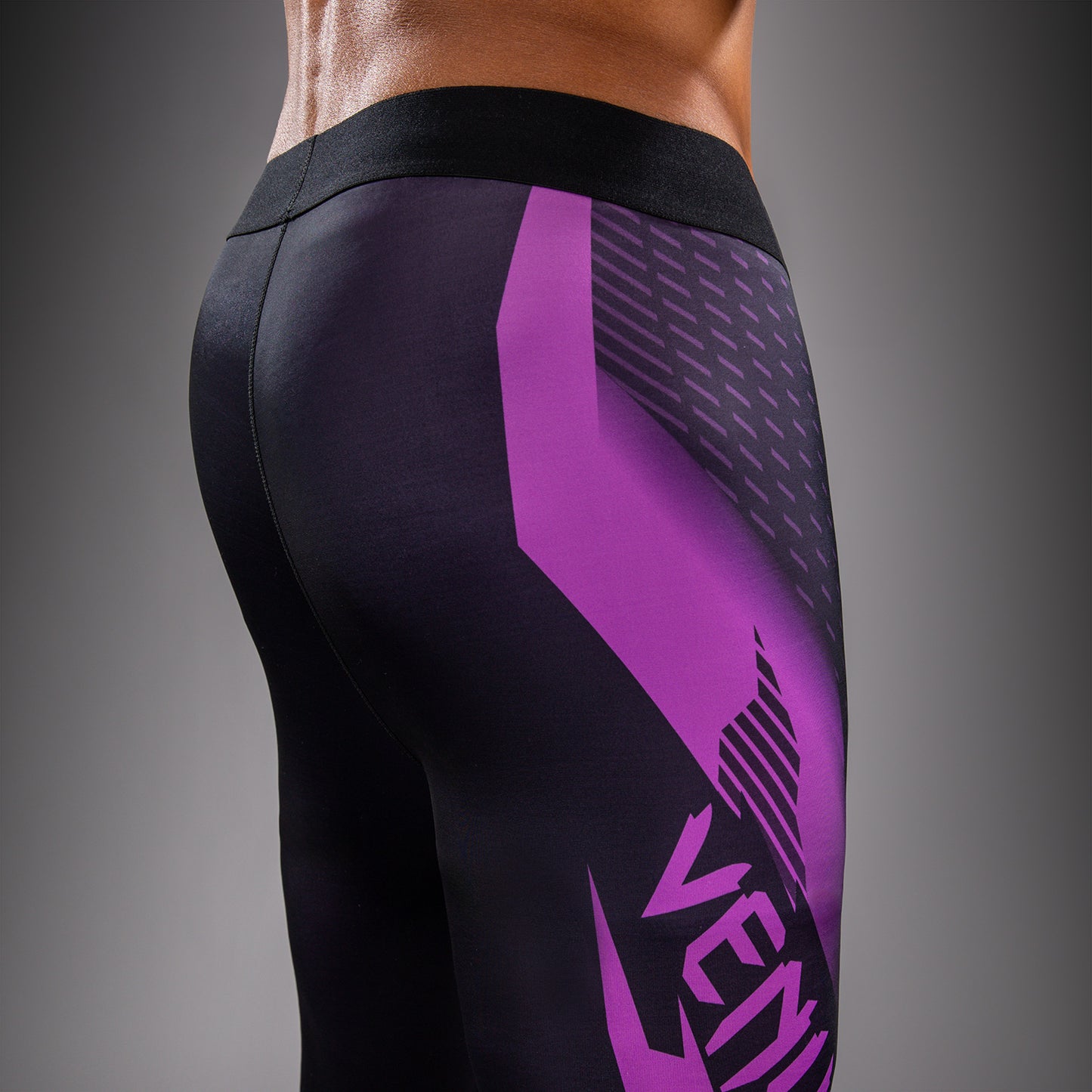 Venum No-Gi 6.0 Spats - Black/Purple  product-type_Compression Pants Venum