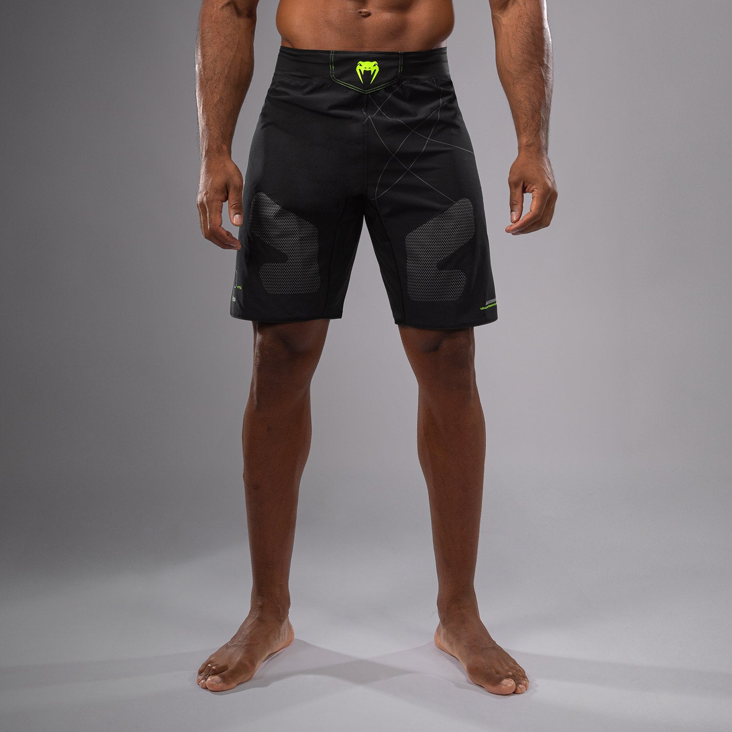 Venum Training Camp 4.0 Fight Short - Black/Neon Green - Venum