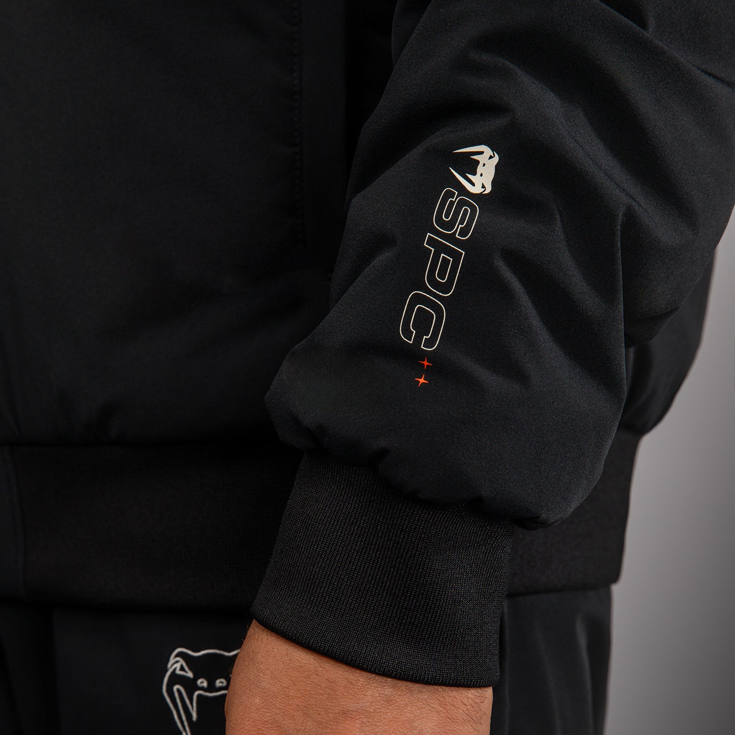 Venum Eclipse Bomber Jacket - Black/Ivory