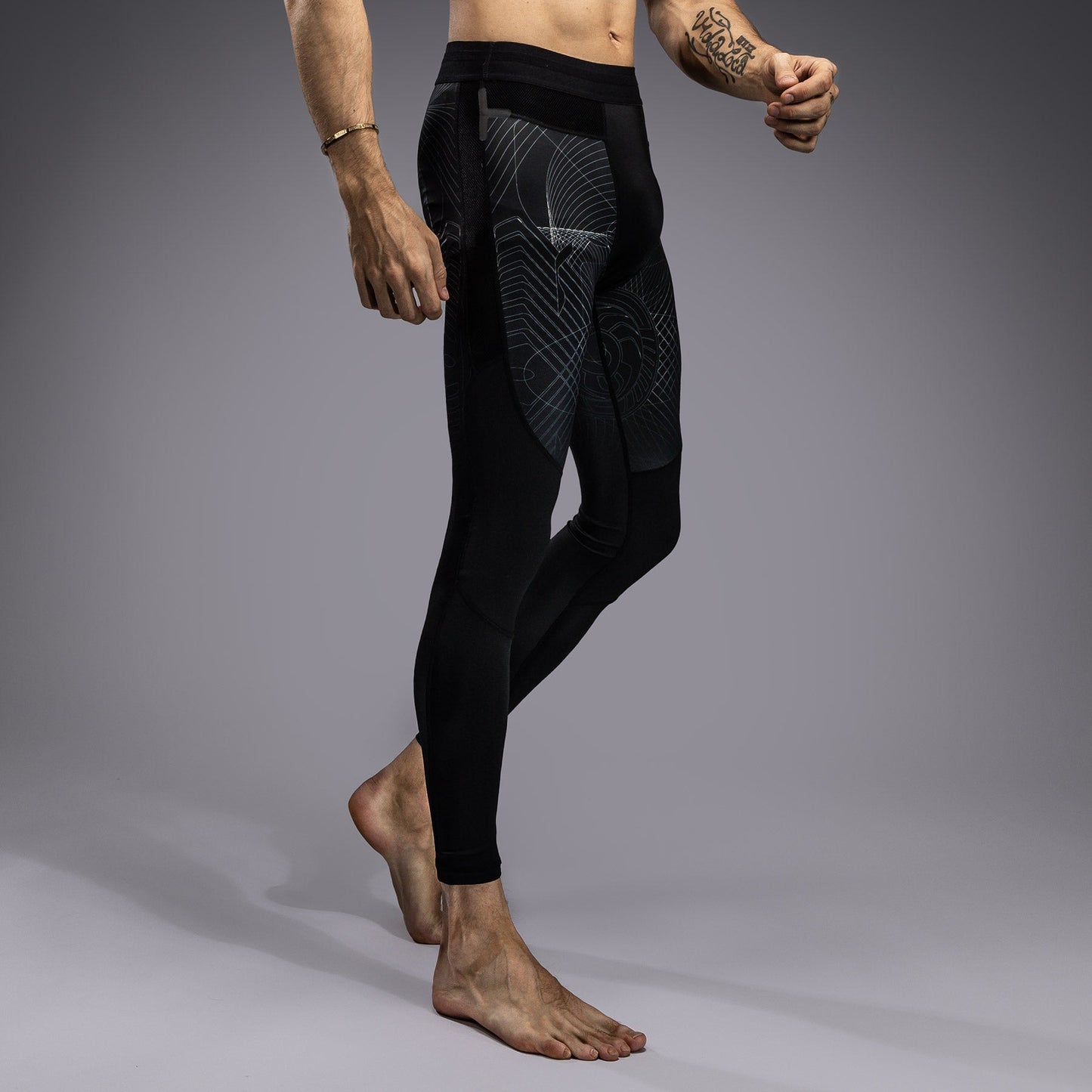 Venum G-Fit Air Men's Spats - Deep Black/Desert Sand