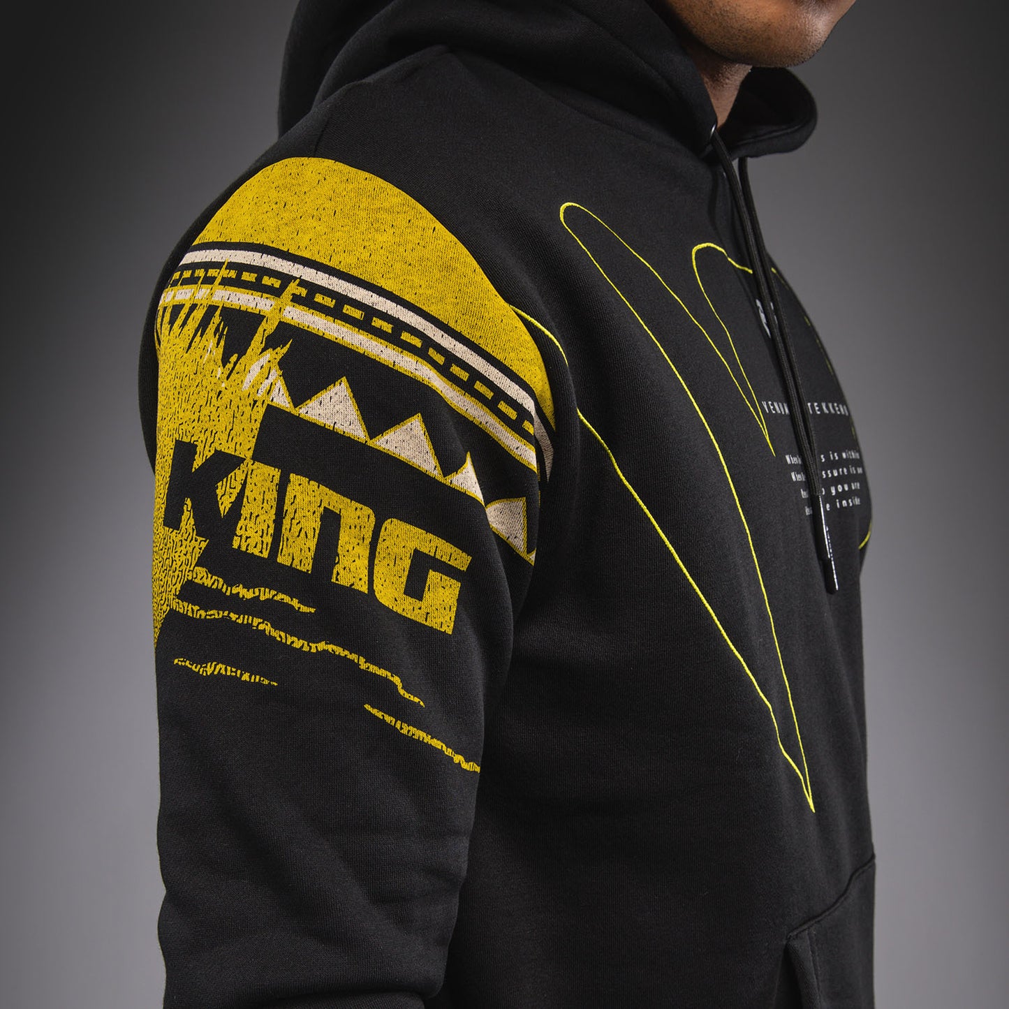 Venum x TEKKEN 8 Pullover Hoodie - King - Black/Yellow