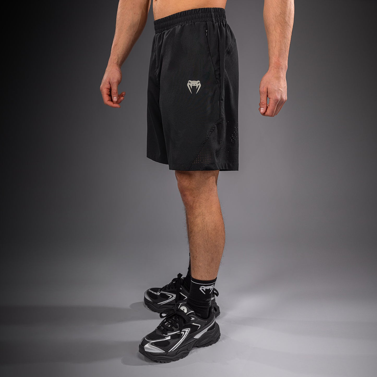 Venum Lazer Training Shorts - Black/Grey