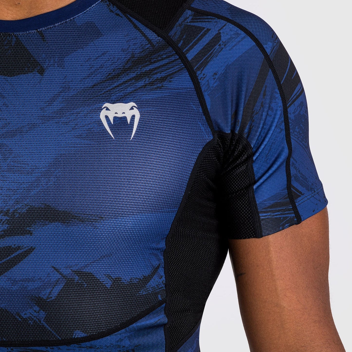 Venum Electron 3.0  Short Sleeve Rashguard - Navy