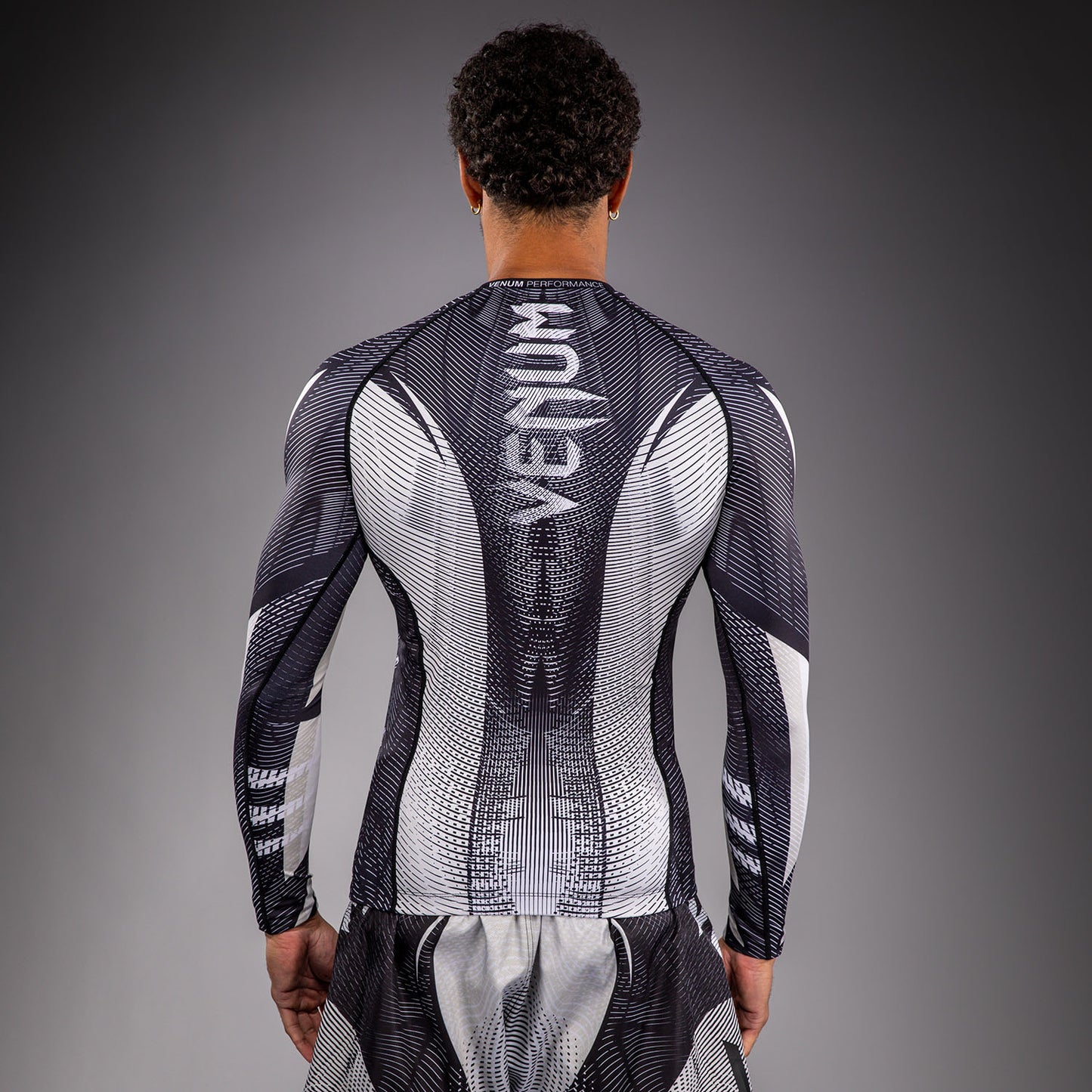 Venum Galactic 3.0 Long Sleeve Rashguard - Off-White/Black  product-type_Compression T-Shirts Venum