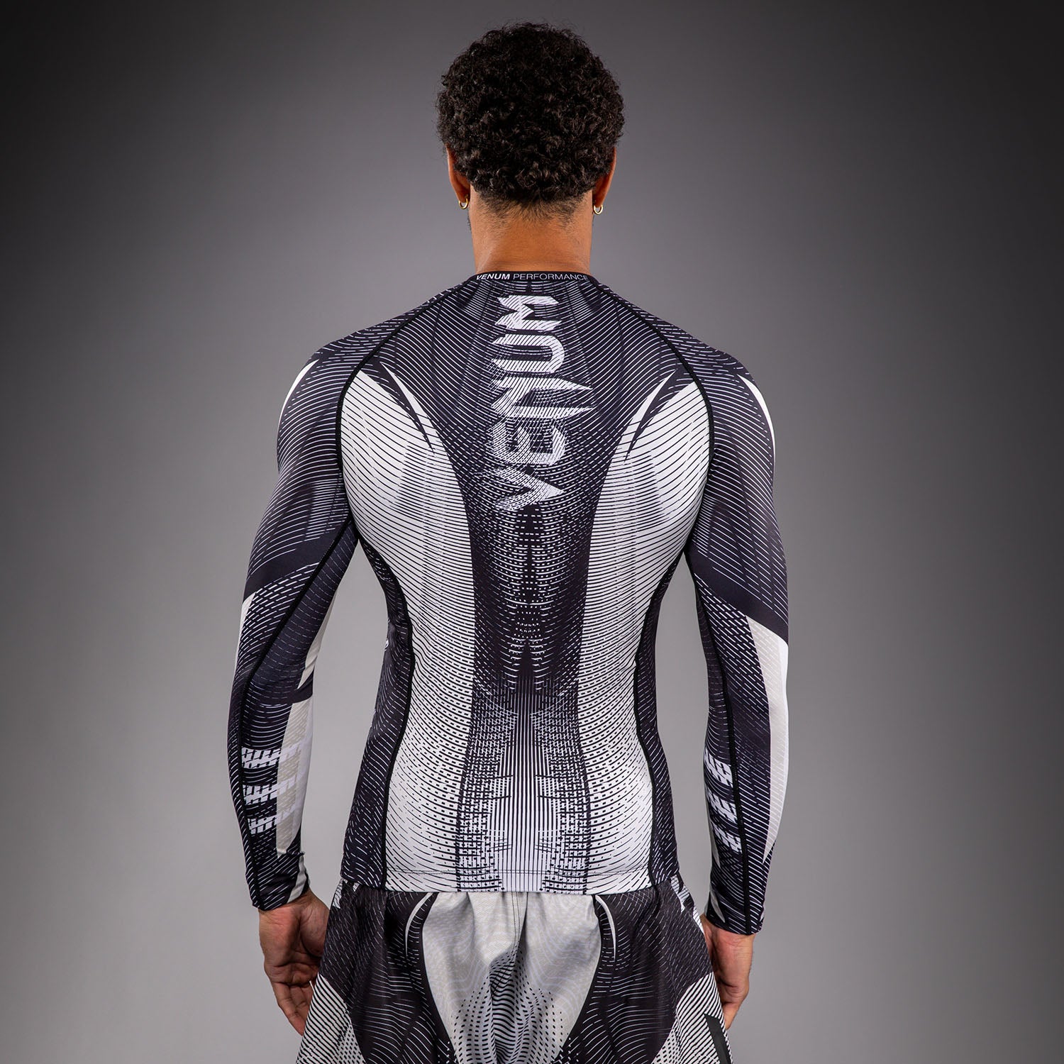 Venum Galactic 3.0 Long Sleeve Rashguard - Off-White/Black  product-type_Compression T-Shirts Venum